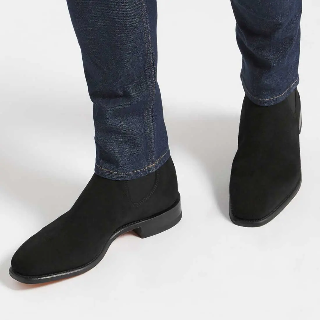 RM WILLIAMS Comfort Craftsman Boots - Men's - Black Suede - Image 2
