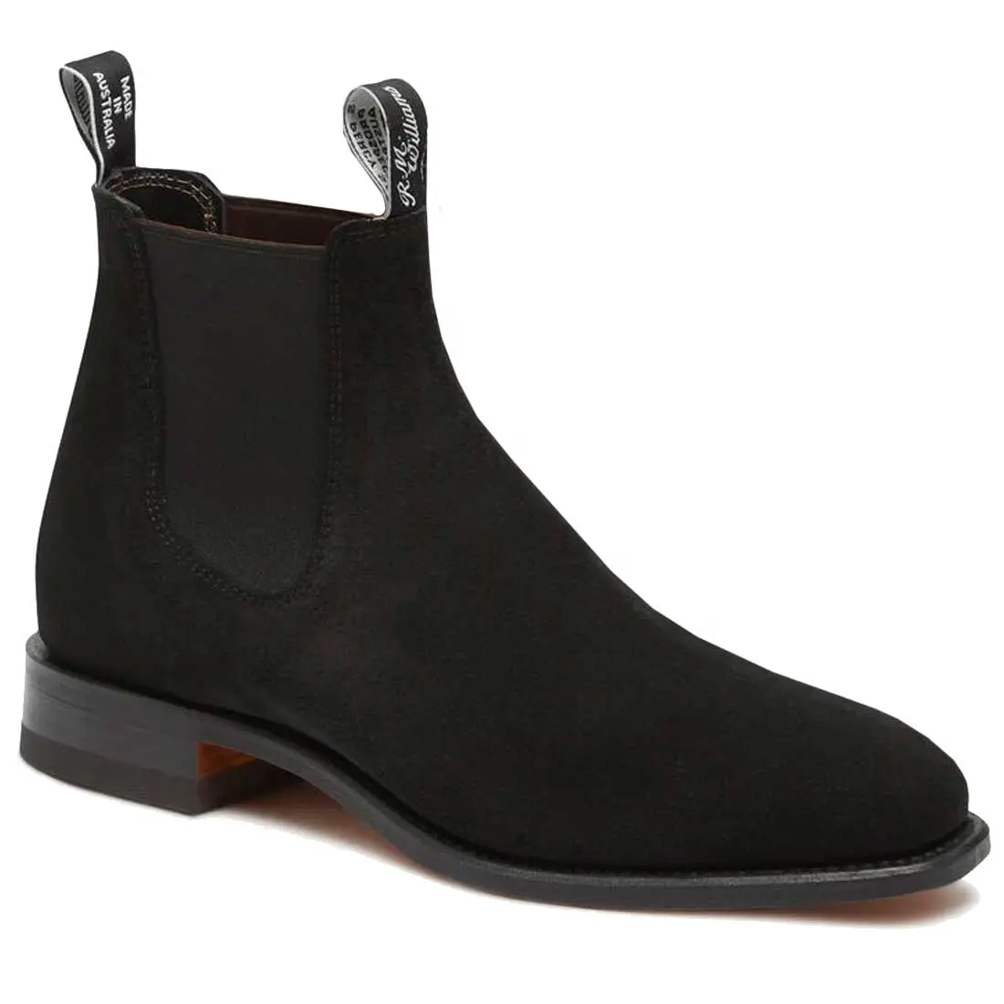 RM WILLIAMS Comfort Craftsman Boots - Men's - Black Suede - Image 4