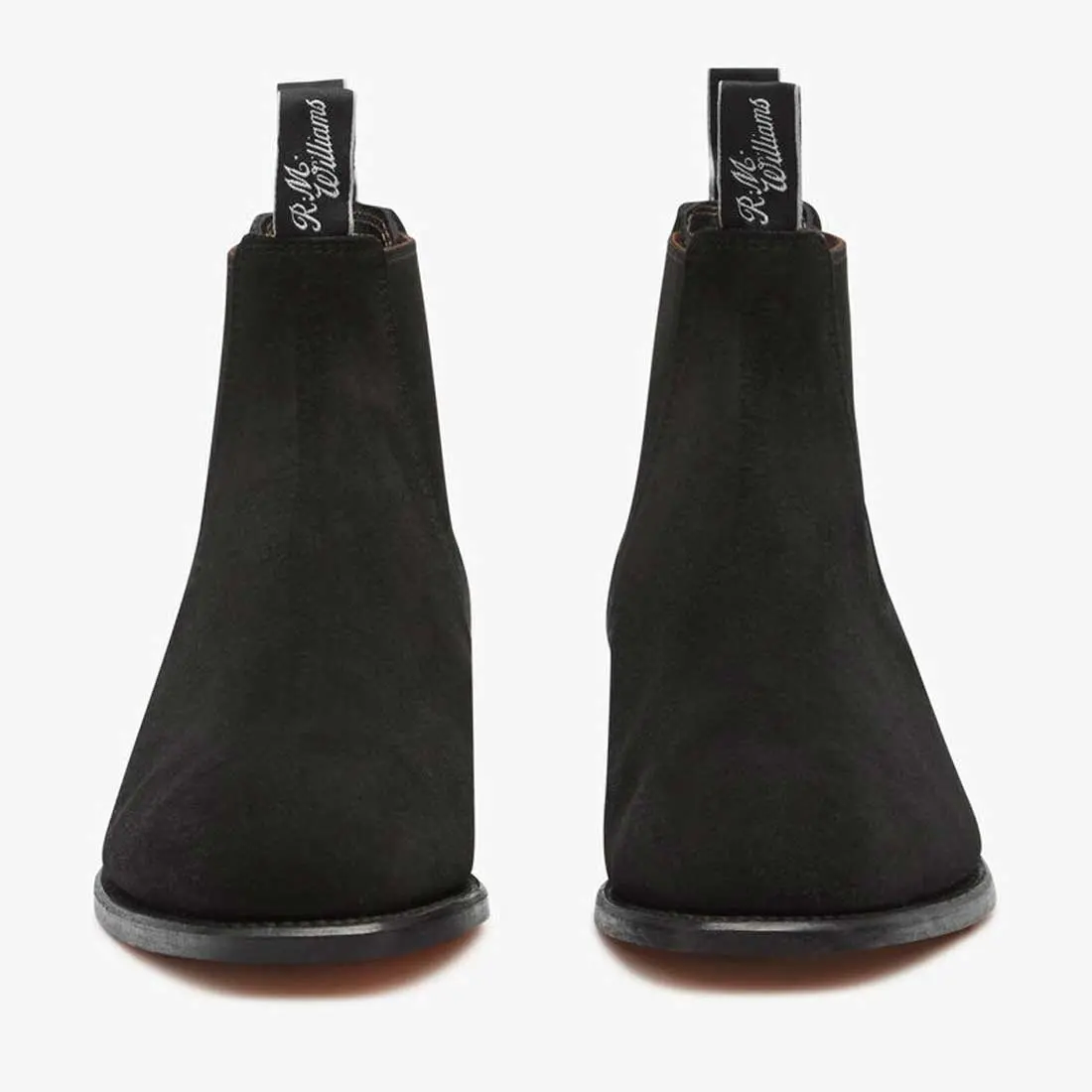 RM WILLIAMS Comfort Craftsman Boots - Men's - Black Suede - Image 6
