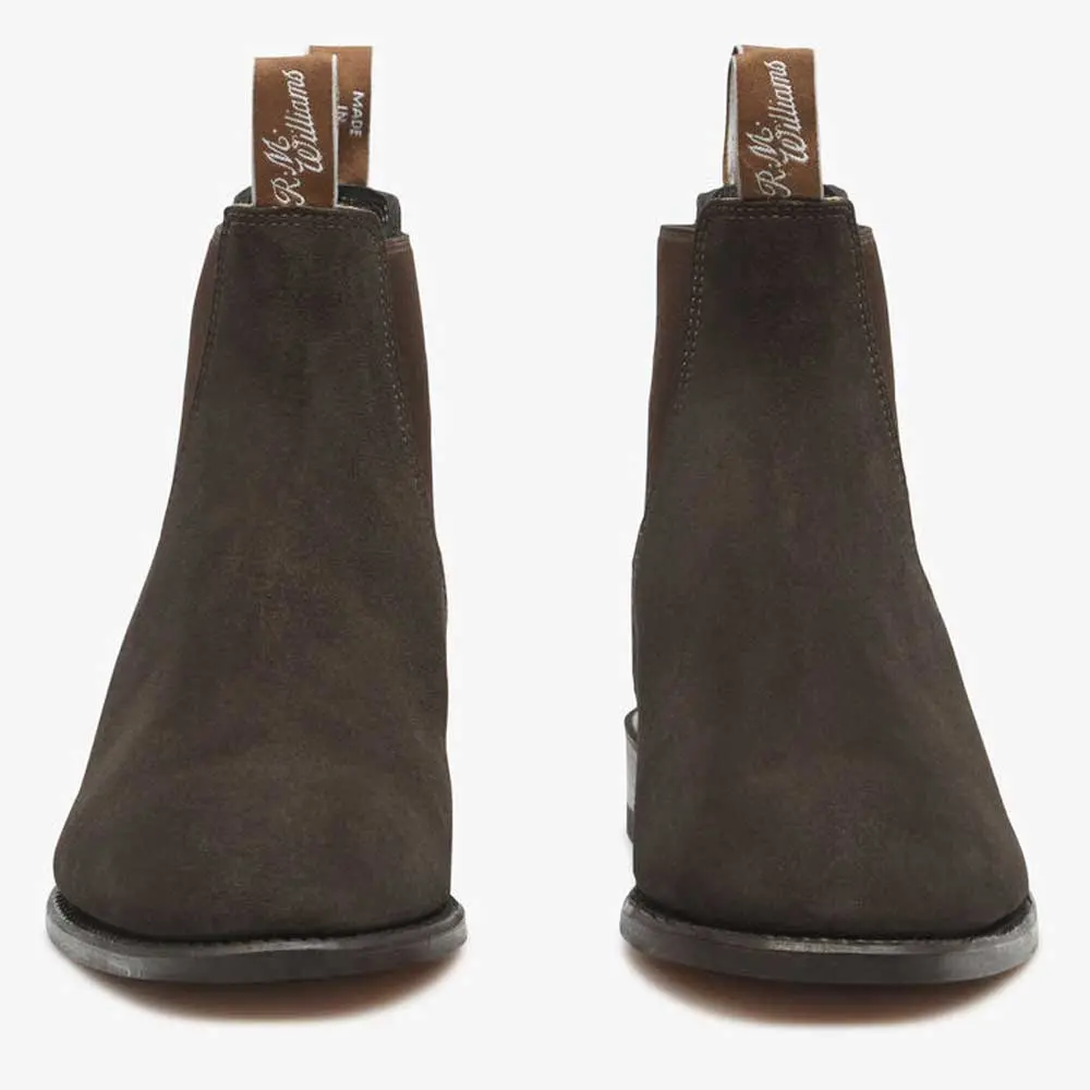 RM WILLIAMS Comfort Craftsman Boots - Men's - Chocolate Suede - Image 6