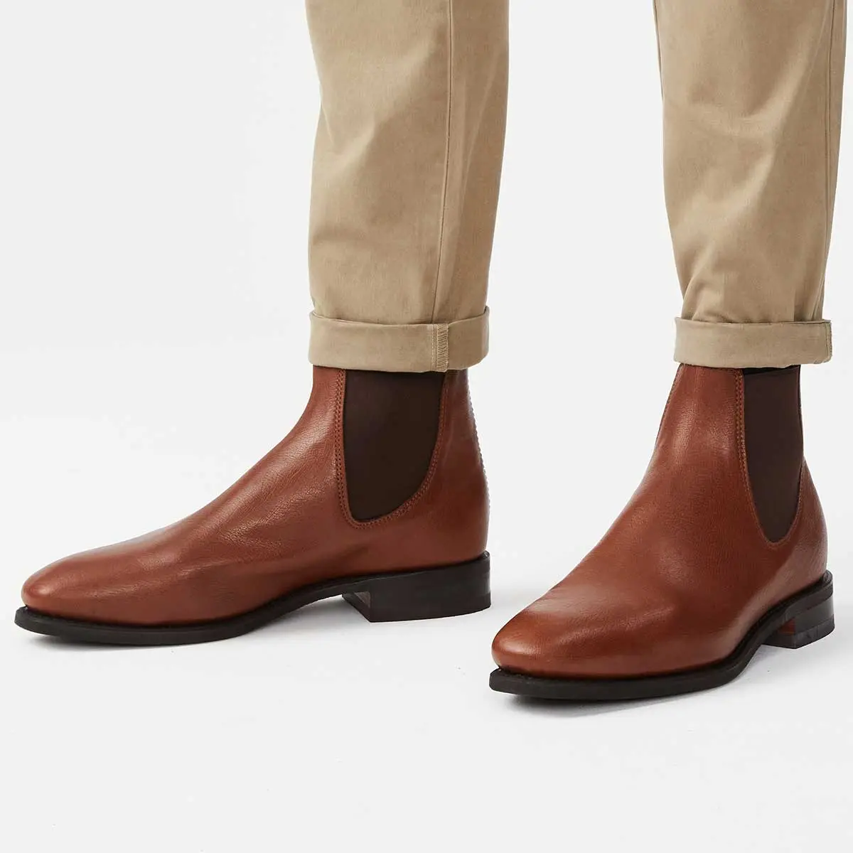 RM WILLIAMS Comfort Craftsman Boots - Men's - Kangaroo Tanbark - Image 2