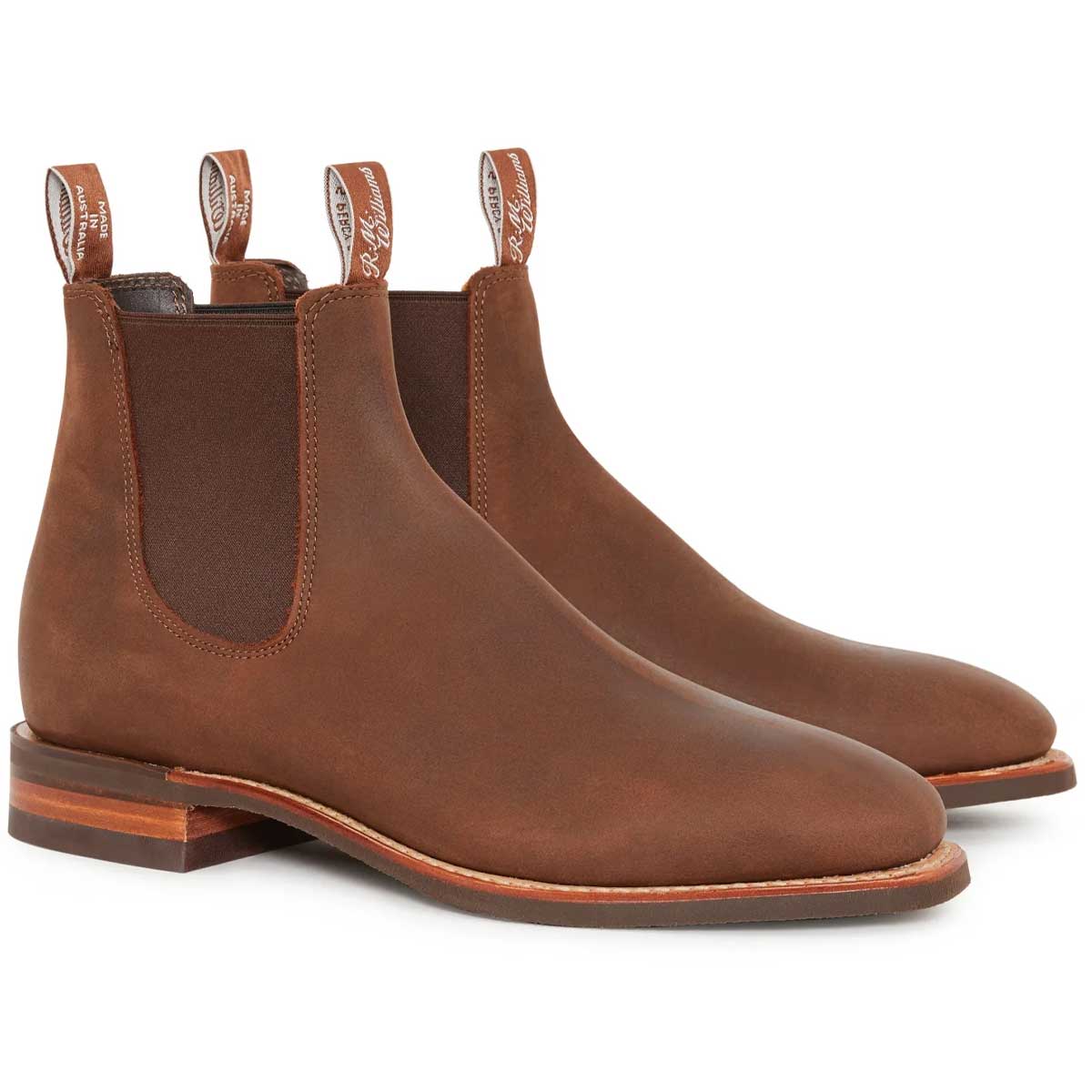 RM WILLIAMS Comfort Craftsman Boots - Men's - Bark
