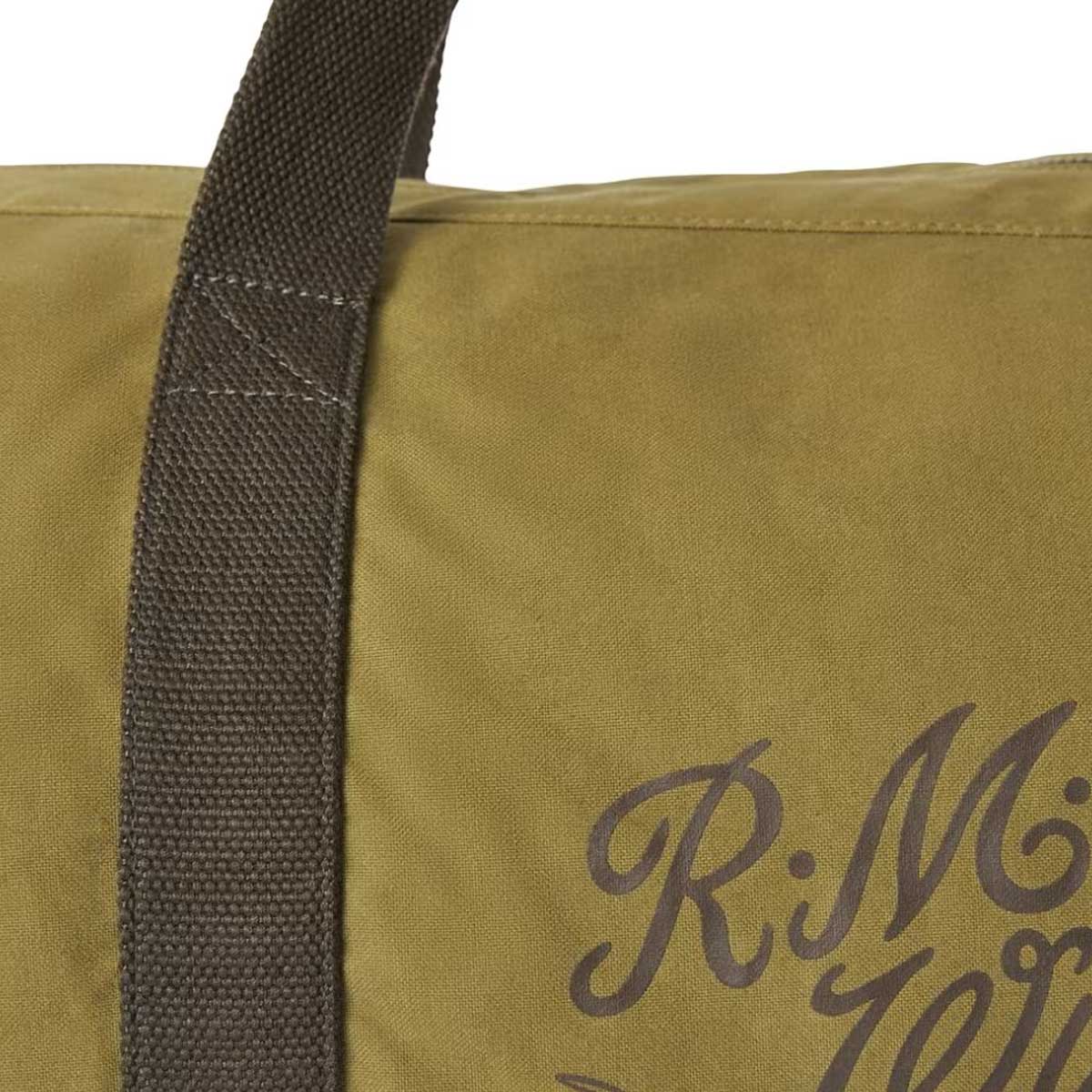 RM WILLIAMS Ditty Bag - Waxed Cotton - Light Olive - Image 6