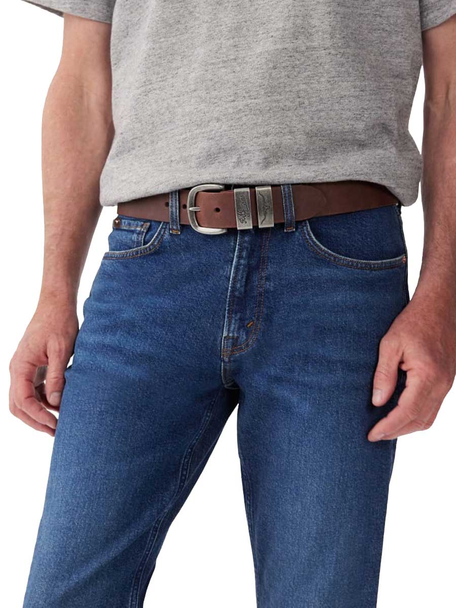 RM WILLIAMS Drover 1.5" Belt - Mens - Bark - Image 2