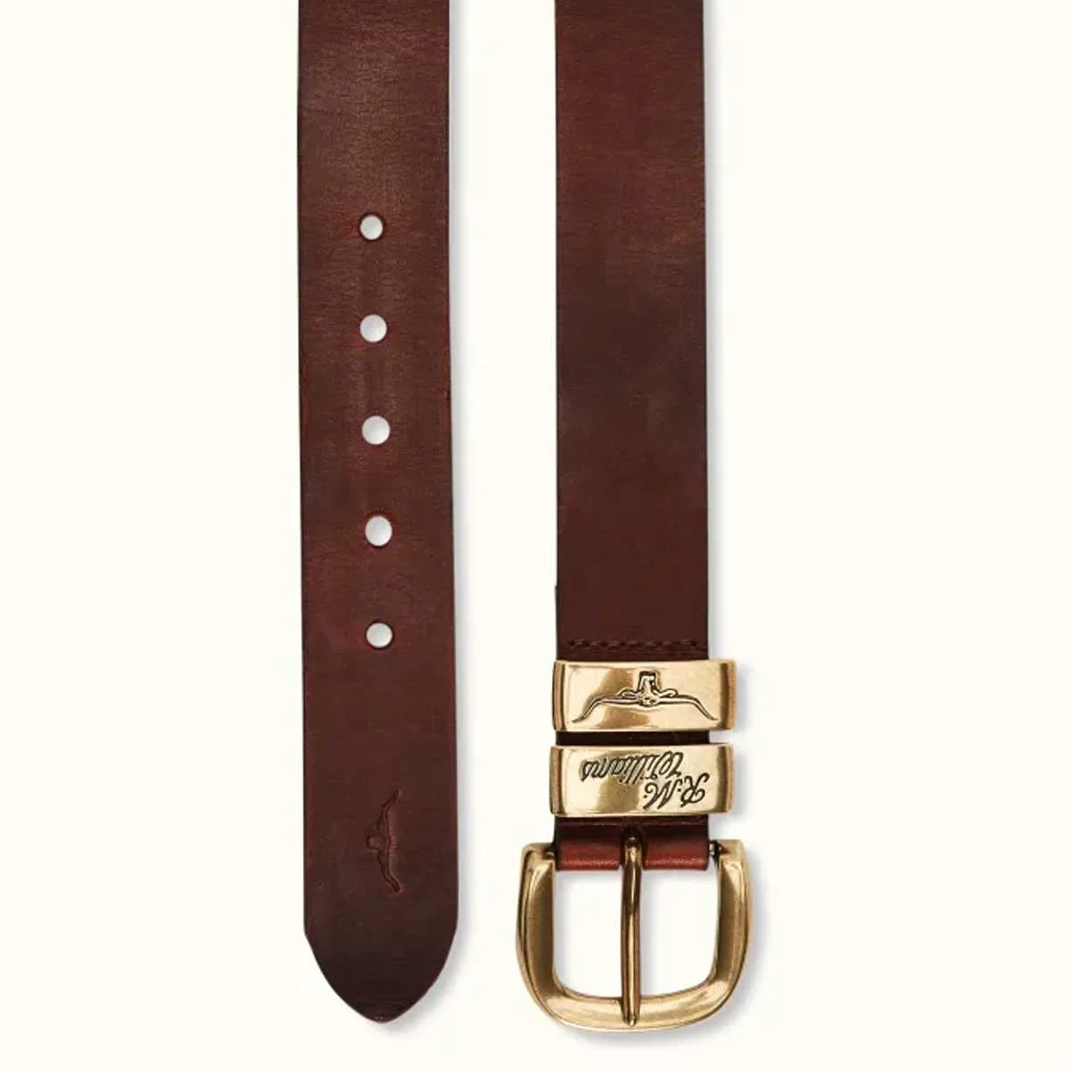 RM WILLIAMS Drover 1.5" Belt - Mens - Mid Brown - Image 4