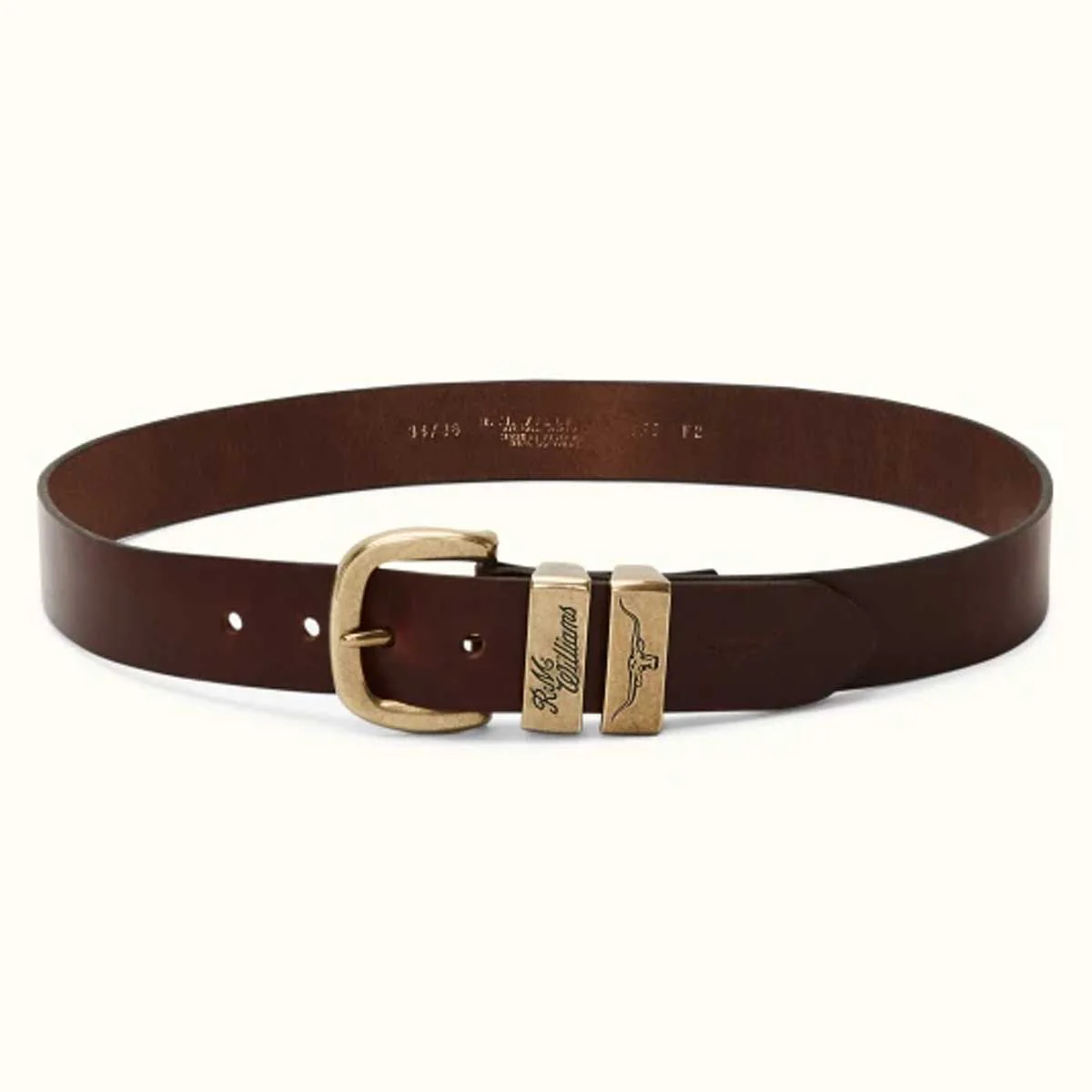RM WILLIAMS Drover 1.5" Belt - Mens - Mid Brown - Image 5
