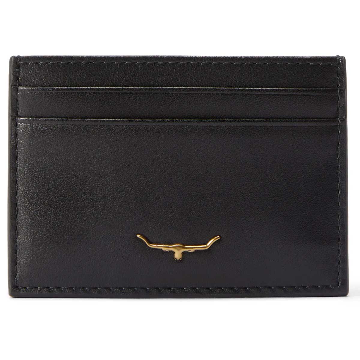 RM WILLIAMS Four Slot Leather Cardholder - Black - Image 4
