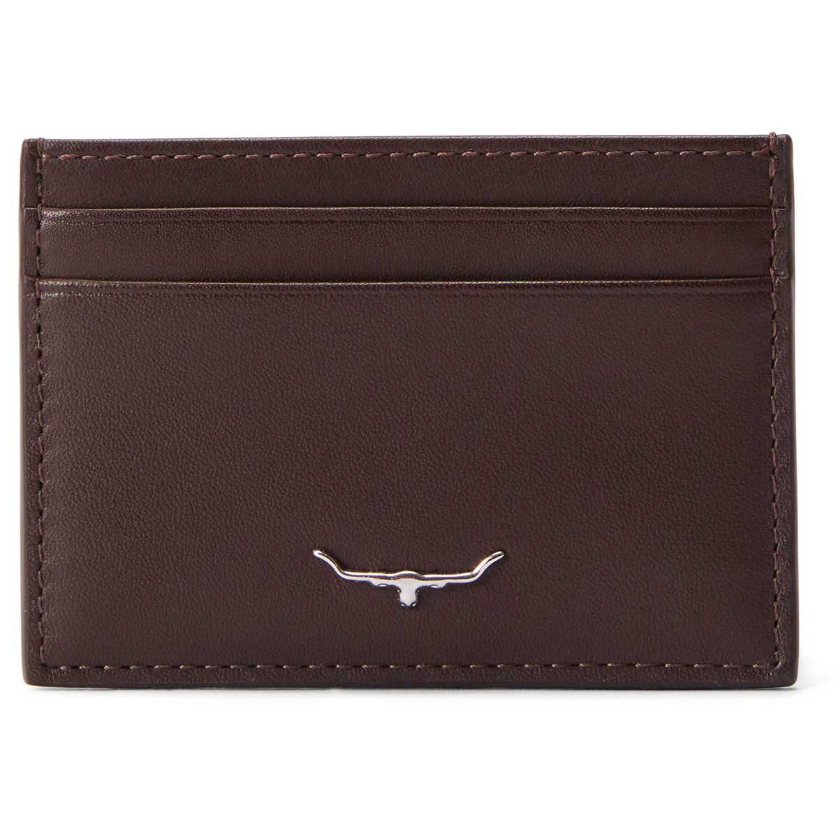 RM WILLIAMS Four Slot Leather Cardholder - Chestnut - Image 4