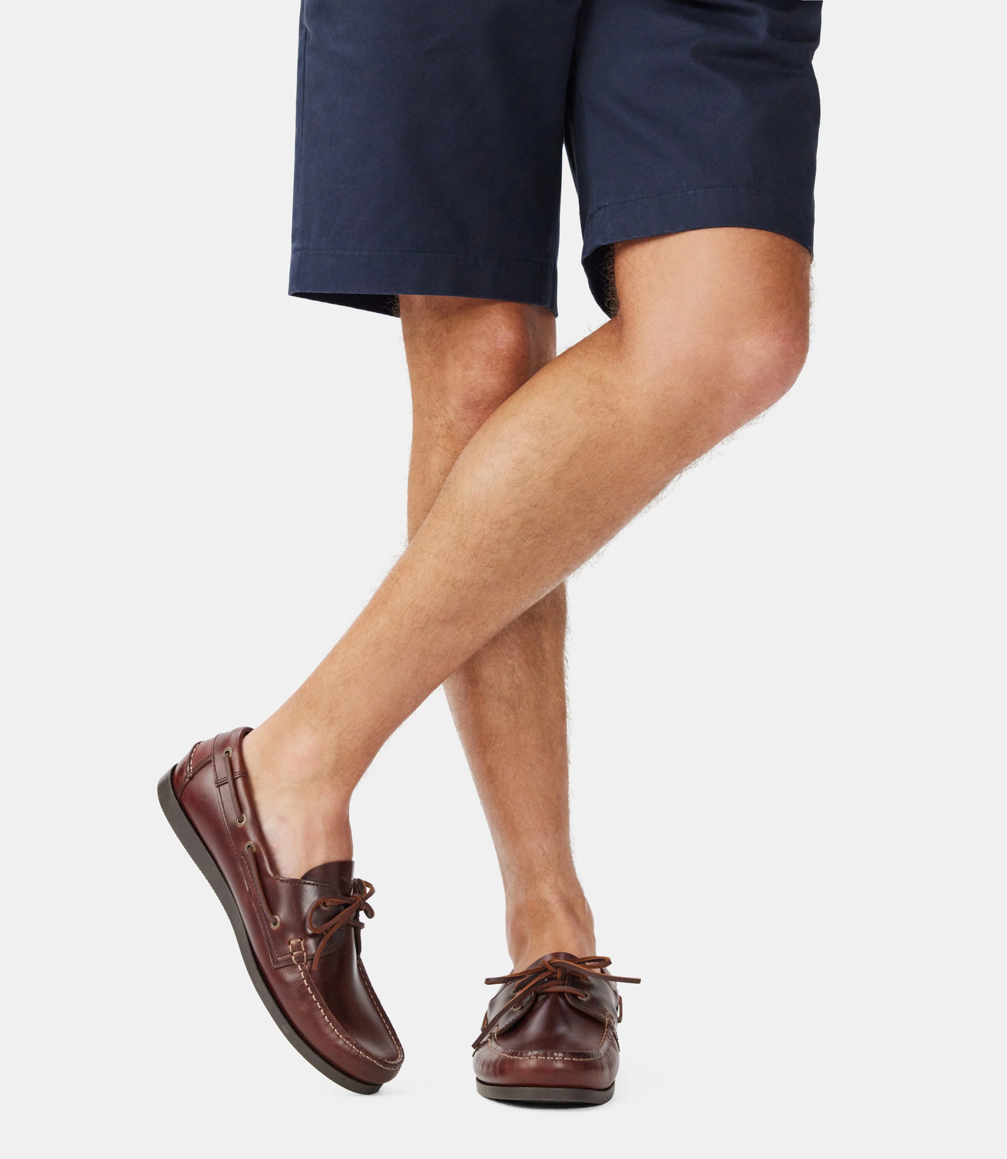 RM WILLIAMS Islet Moccasin Boat Shoes - Men's - Mid Brown - Image 2