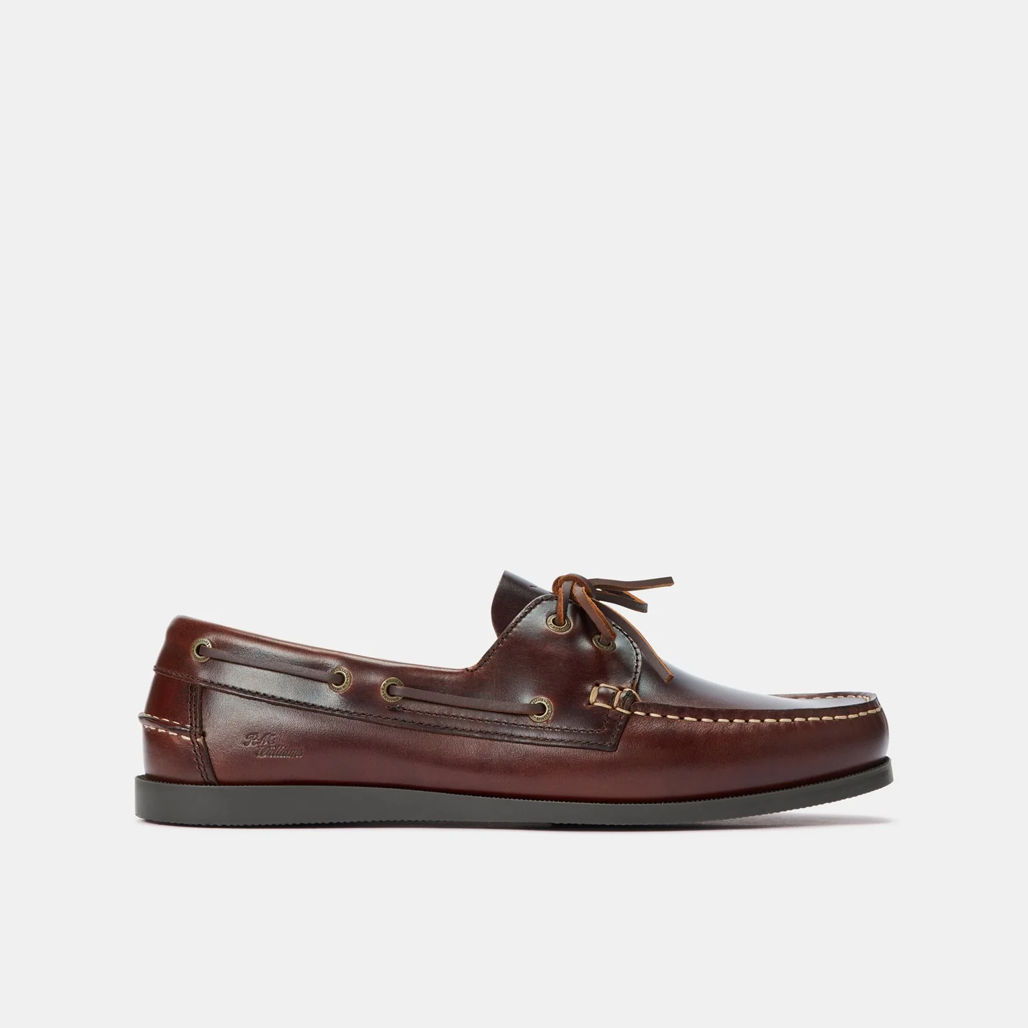 RM WILLIAMS Islet Moccasin Boat Shoes - Men's - Mid Brown - Image 4