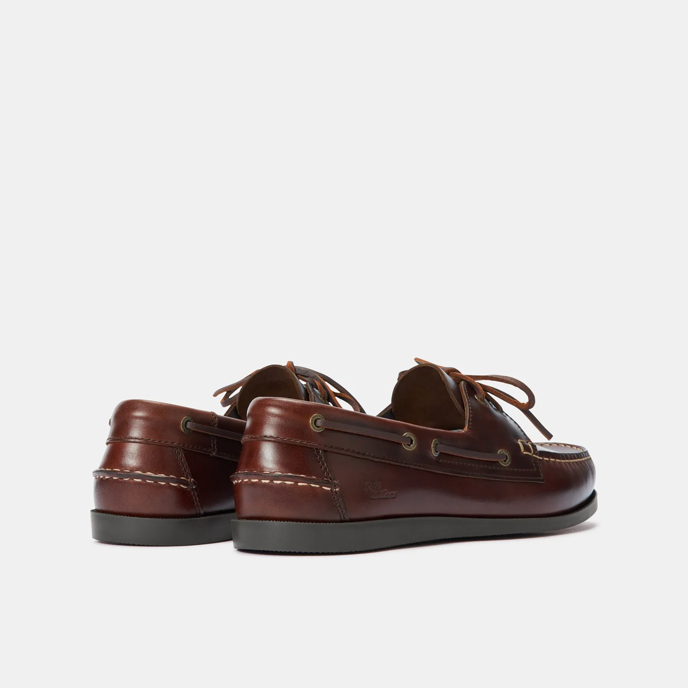 RM WILLIAMS Islet Moccasin Boat Shoes - Men's - Mid Brown - Image 5