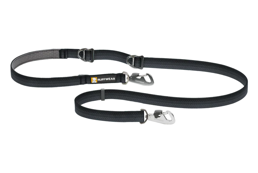 RUFFWEAR Switchbak Double-Ended Dog Lead - Basalt Grey - Image 2