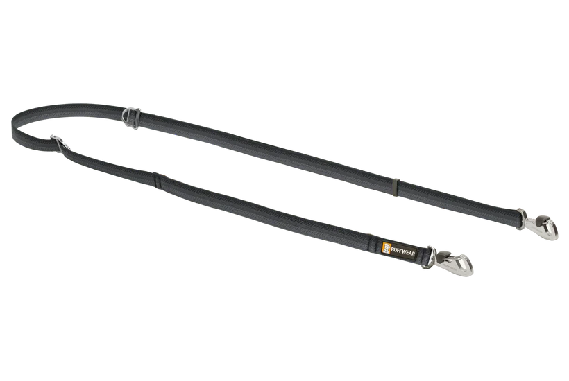 RUFFWEAR Switchbak Double-Ended Dog Lead - Basalt Grey - Image 4