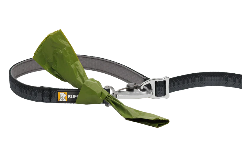 RUFFWEAR Switchbak Double-Ended Dog Lead - Basalt Grey - Image 6