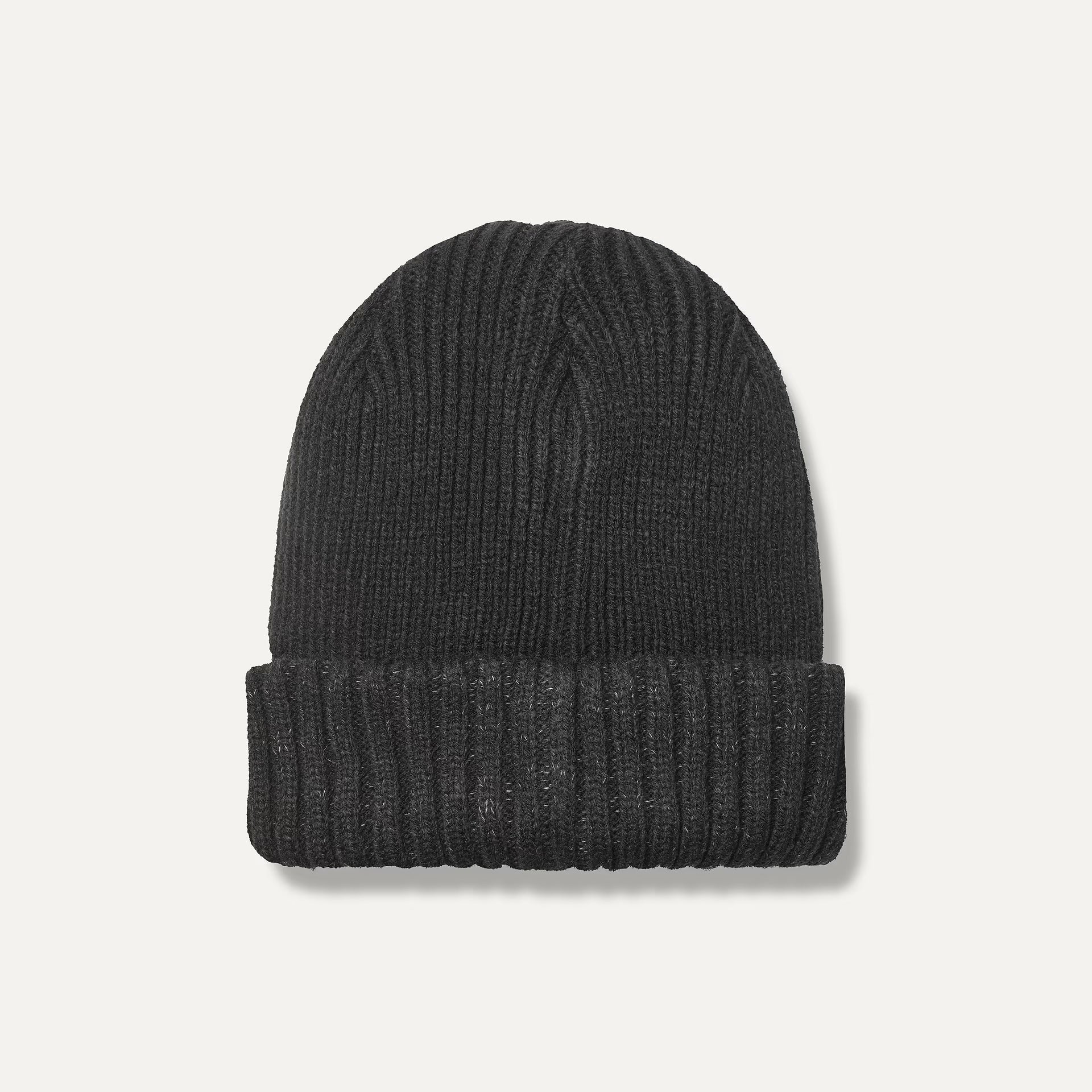 SEALSKINZ Bacton Waterproof Cold Weather Roll Cuff Beanie Hat - Black - Image 2