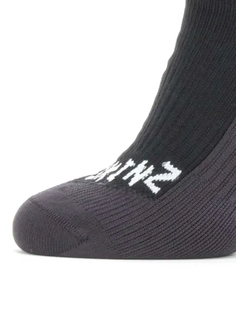 SEALSKINZ Starston Waterproof Cold Weather Mid Length Socks - Black - Image 3