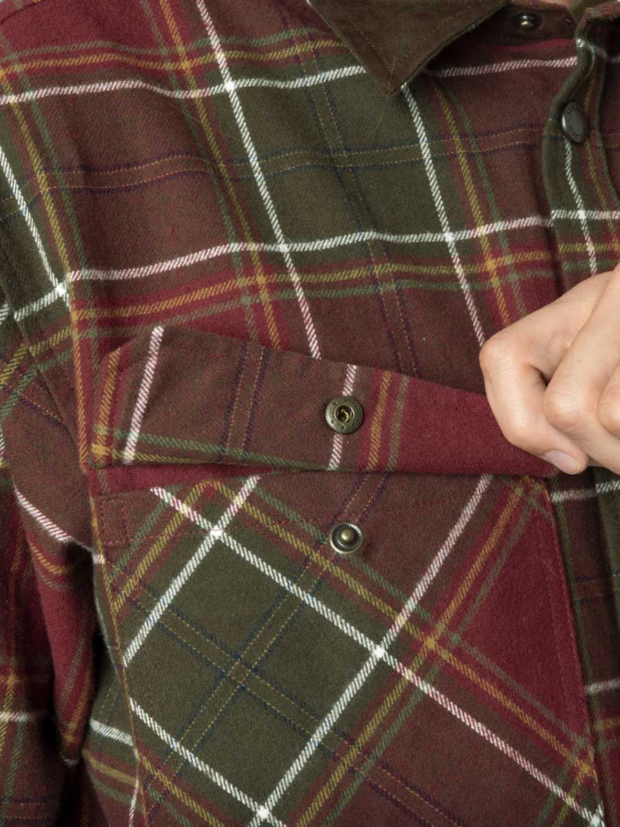 SEELAND Banff Shirt - Mens - Red Check - Image 8