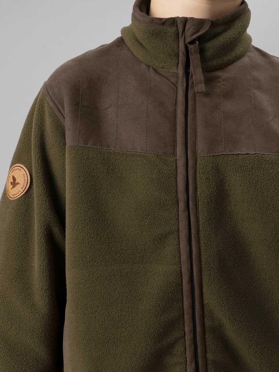 60% OFF SEELAND Bolt Junior Fleece Jacket - Kids - Pine Green Melange - Age: 8 Years - Image 4