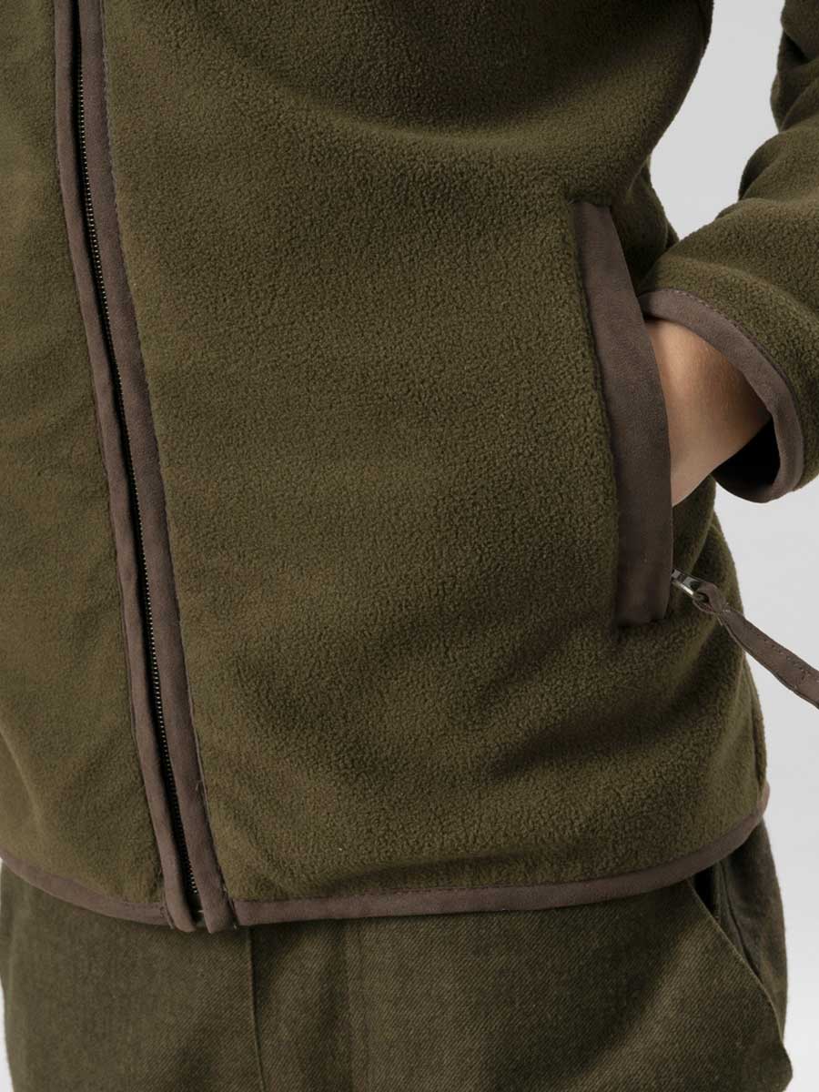 60% OFF SEELAND Bolt Junior Fleece Jacket - Kids - Pine Green Melange - Age: 8 Years - Image 6