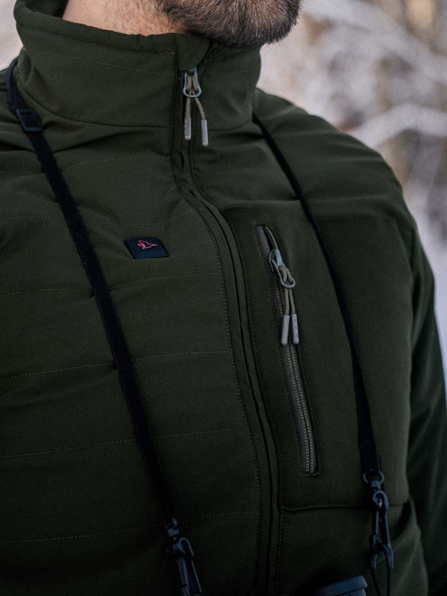 SEELAND Celsius Heat Jacket - Mens - Pine Green - Image 3