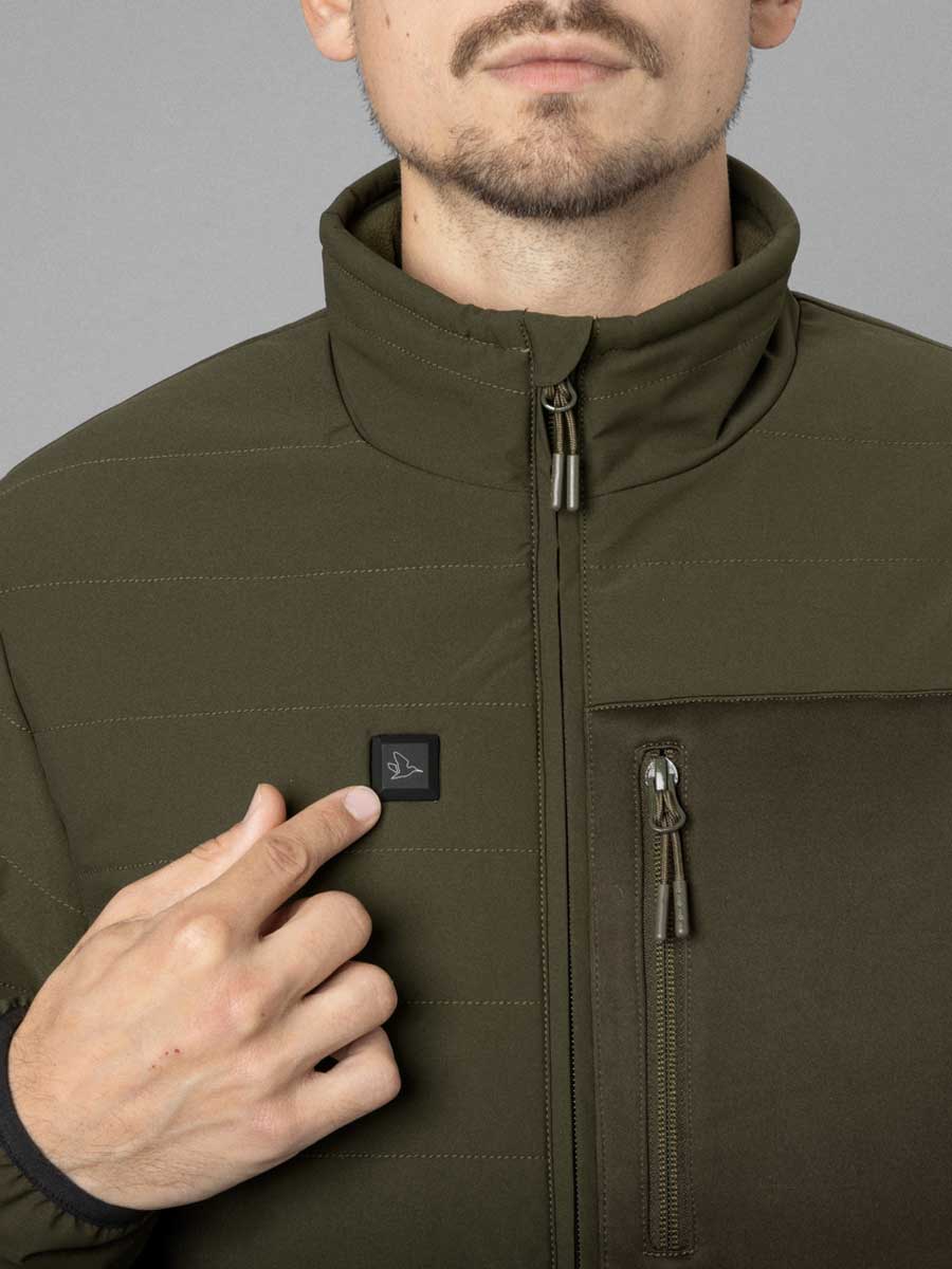 SEELAND Celsius Heat Jacket - Mens - Pine Green - Image 4