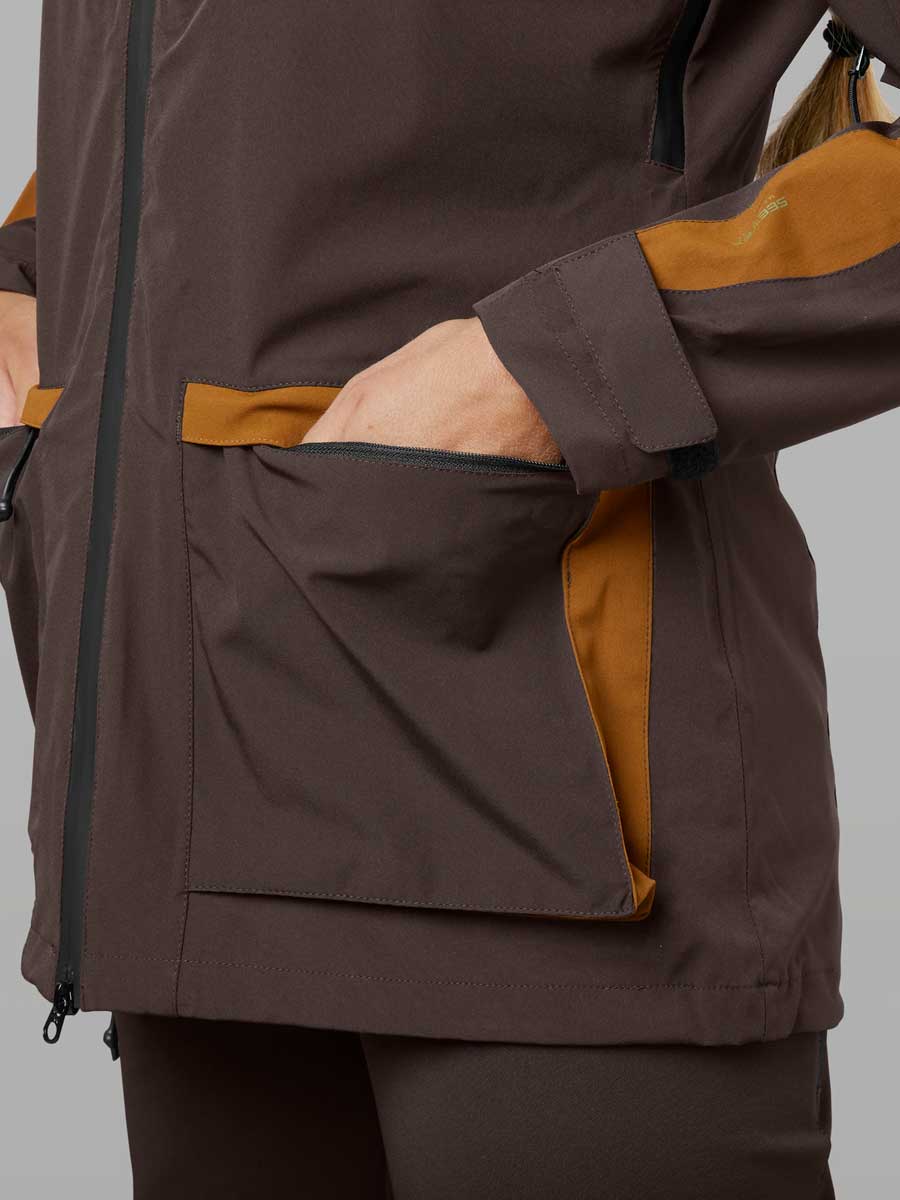 SEELAND Dog Active Jacket - Ladies - Dark Brown - Image 3