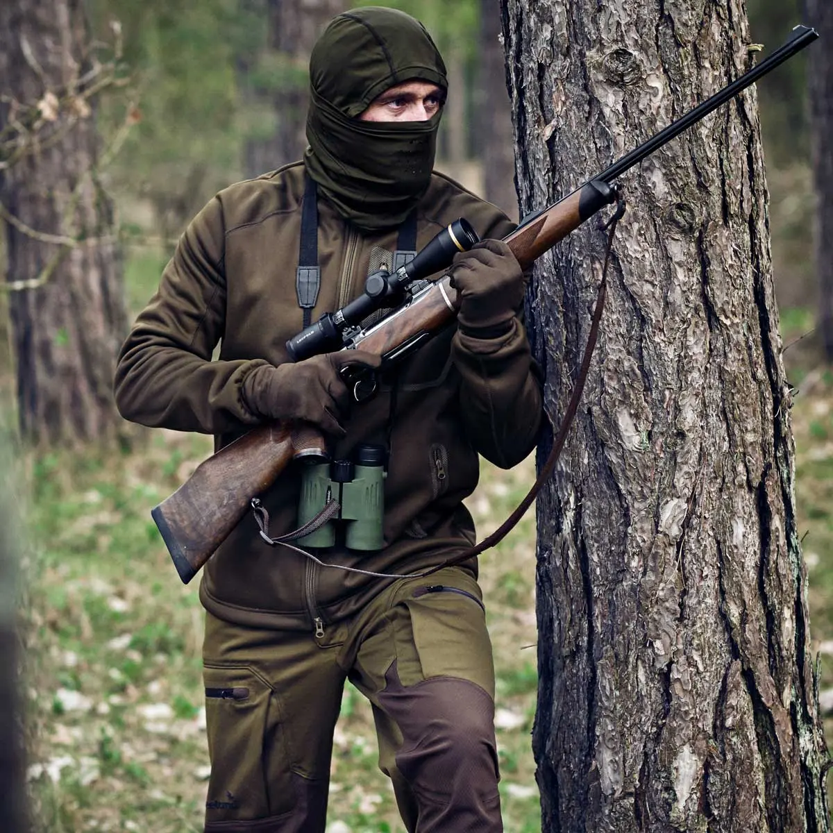 SEELAND Hawker Scent Control Balaclava - Face Cover - Pine Green - Image 3