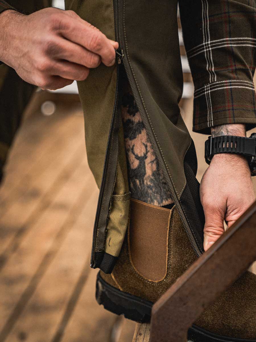 SEELAND Hemlock Trousers - Men's - Military Olive/Pine Green - Image 4