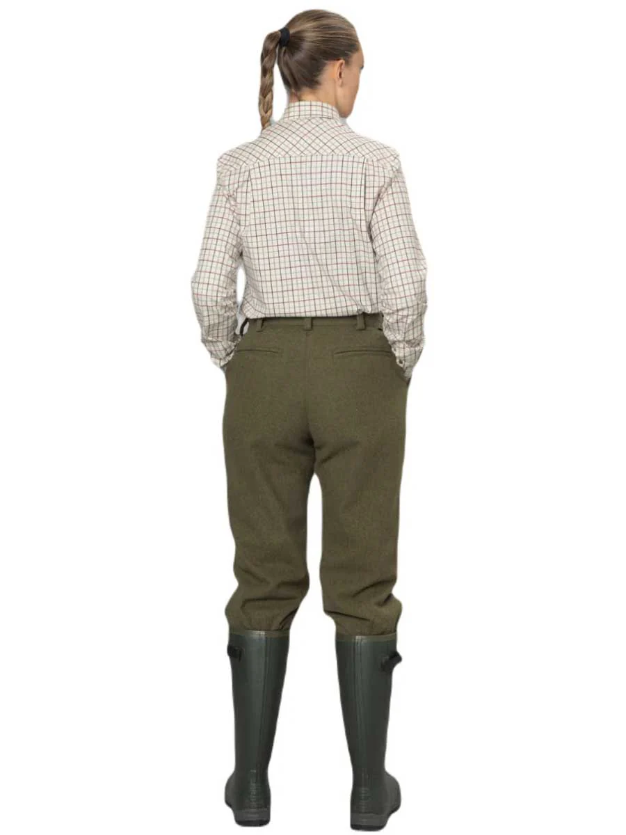 SEELAND Kerry Shooting Shirt - Women's - Cabernet / Blue Check - Image 5