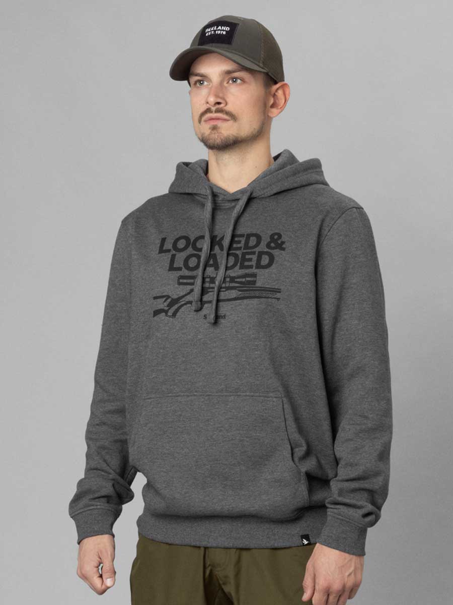 SEELAND Loaded Hoodie - Mens - Grey Melange - Image 3