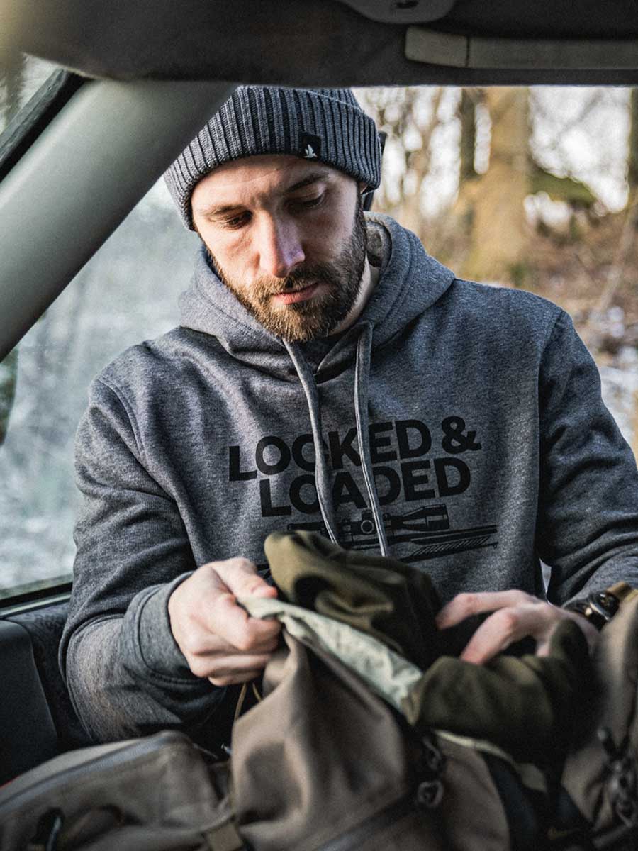 SEELAND Loaded Hoodie - Mens - Grey Melange - Image 5