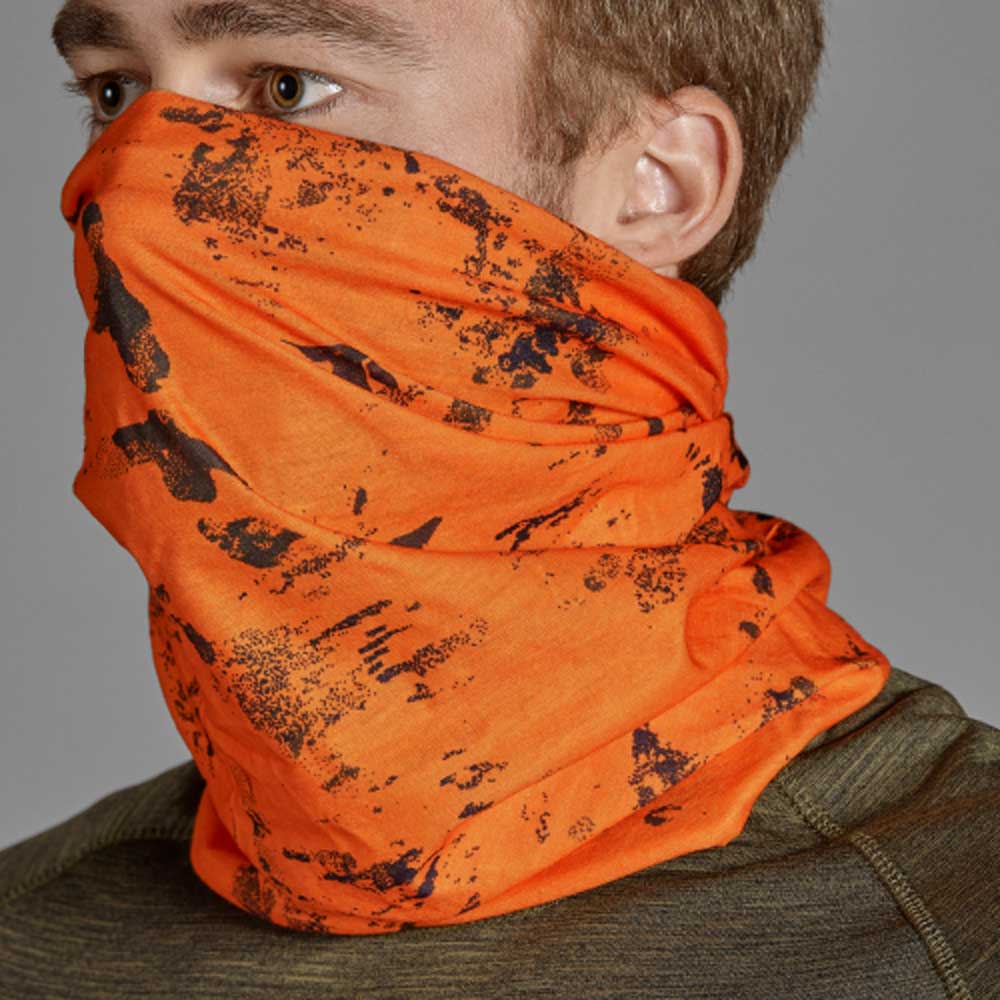 SEELAND Neck Gaiter - 2-Pack - Pine Green & InVis Orange Blaze - Image 7