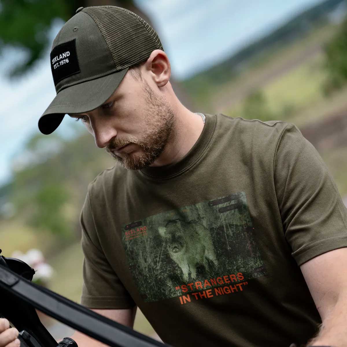 SEELAND Nightvision T-Shirt - Mens - Pine Green - Image 2