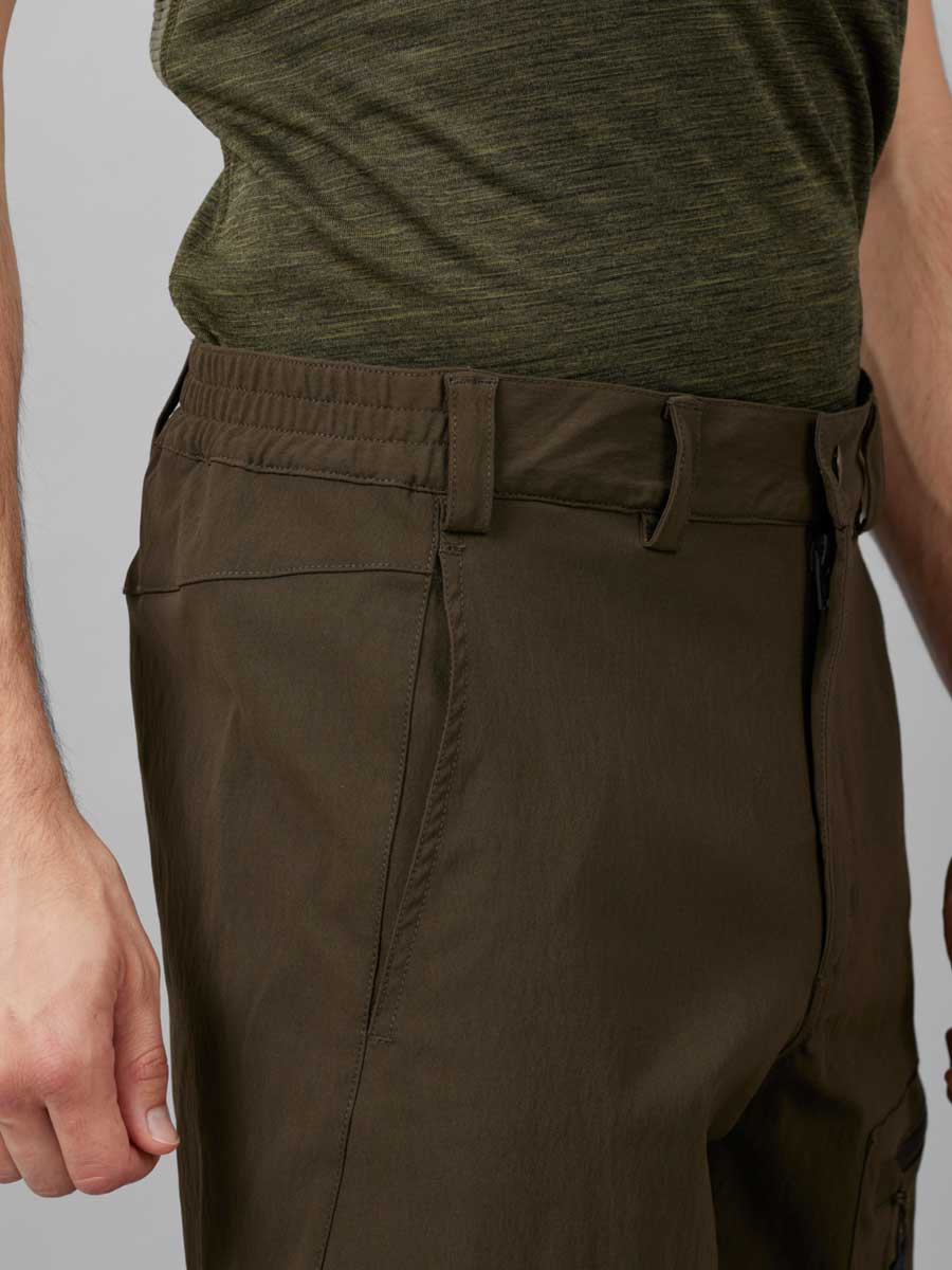 SEELAND Rowan Stretch Shorts - Men - Pine Green - Image 5