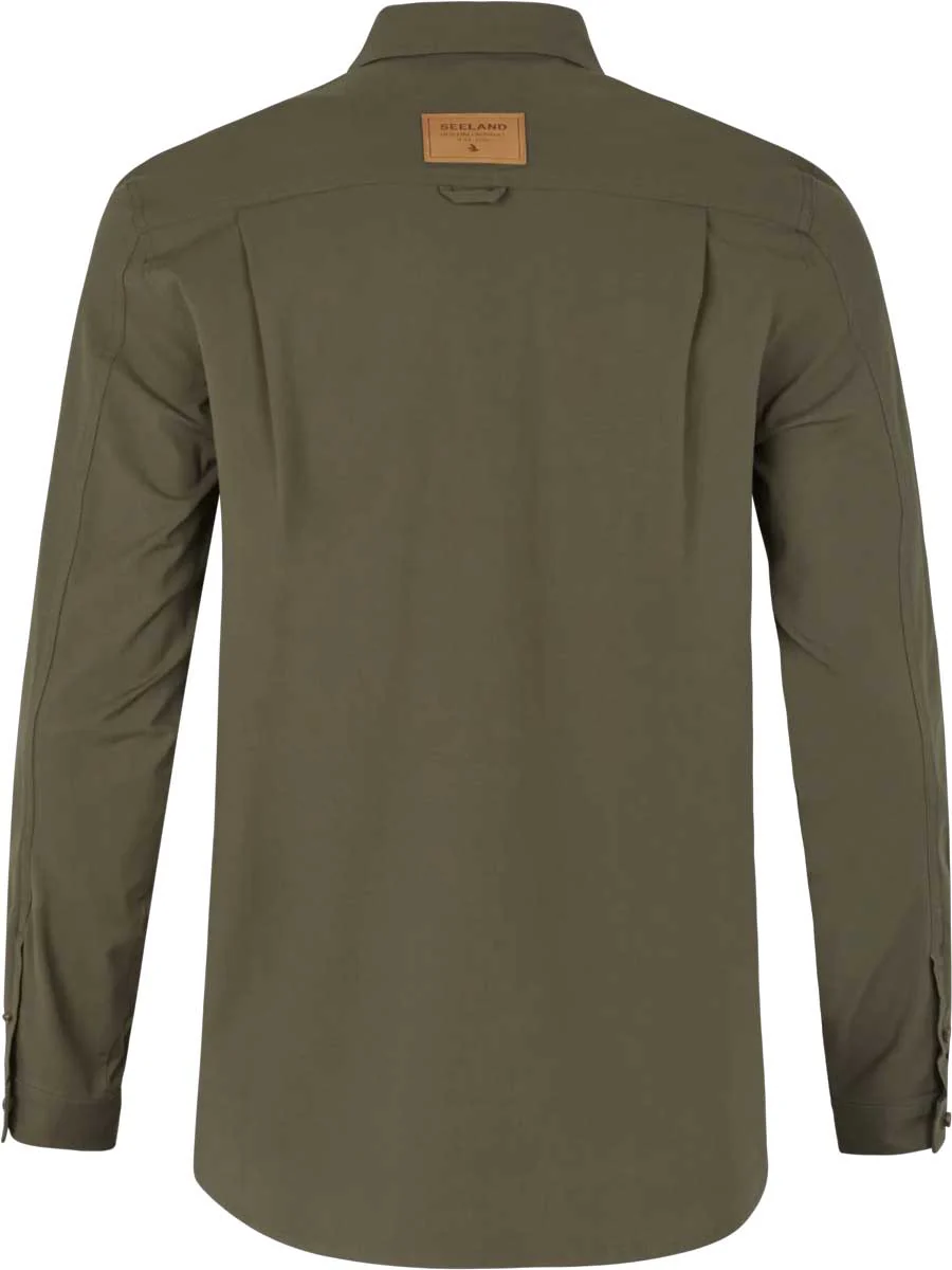 SEELAND Selous Long Sleeved Cargo Shirt - Mens - Grape Leaf - Image 5