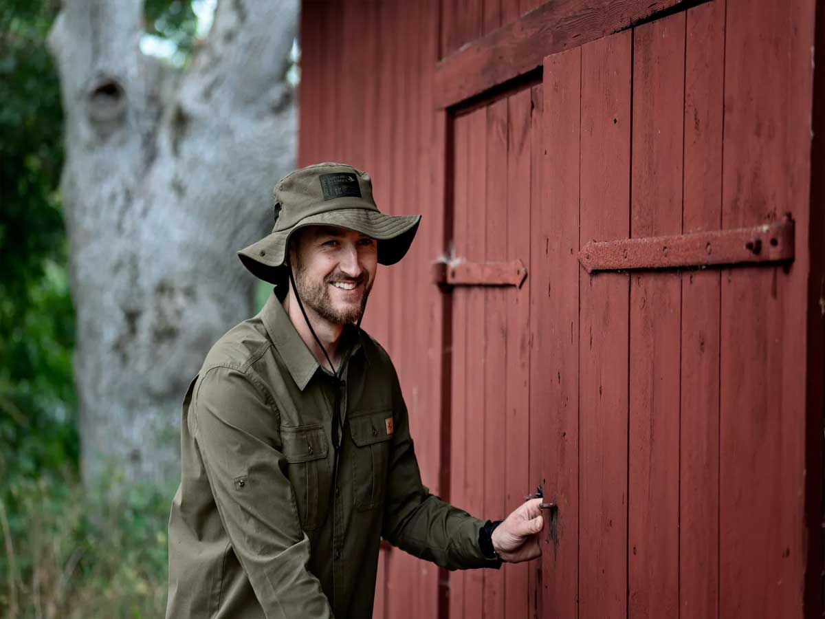 SEELAND Selous Long Sleeved Cargo Shirt - Mens - Grape Leaf - Image 7
