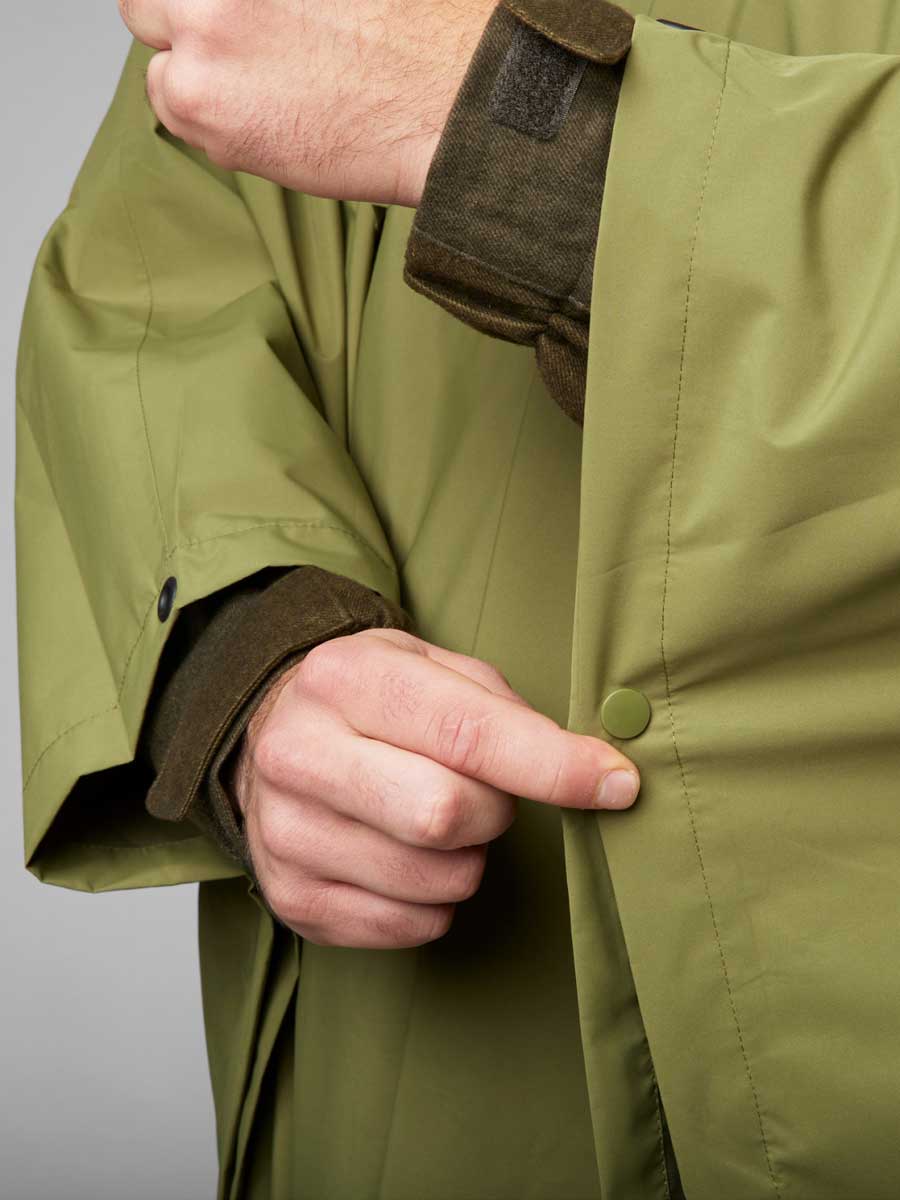 SEELAND Taxus Packable Rain Poncho - Martini Olive - Image 3