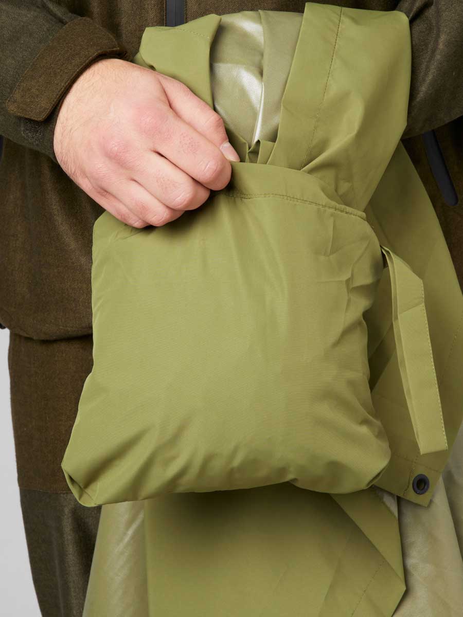 SEELAND Taxus Packable Rain Poncho - Martini Olive - Image 8
