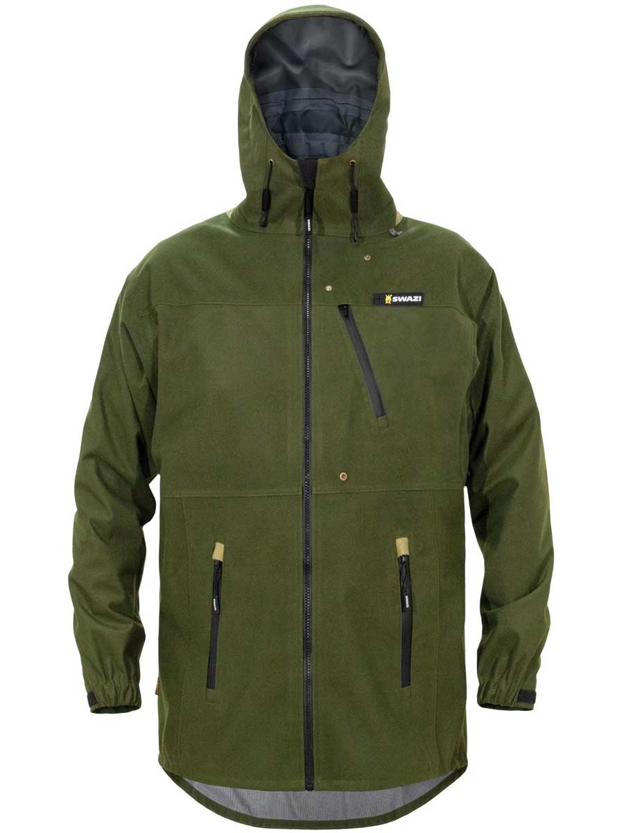 SWAZI Ibex Waterproof Hunting Jacket - Mens - Olive