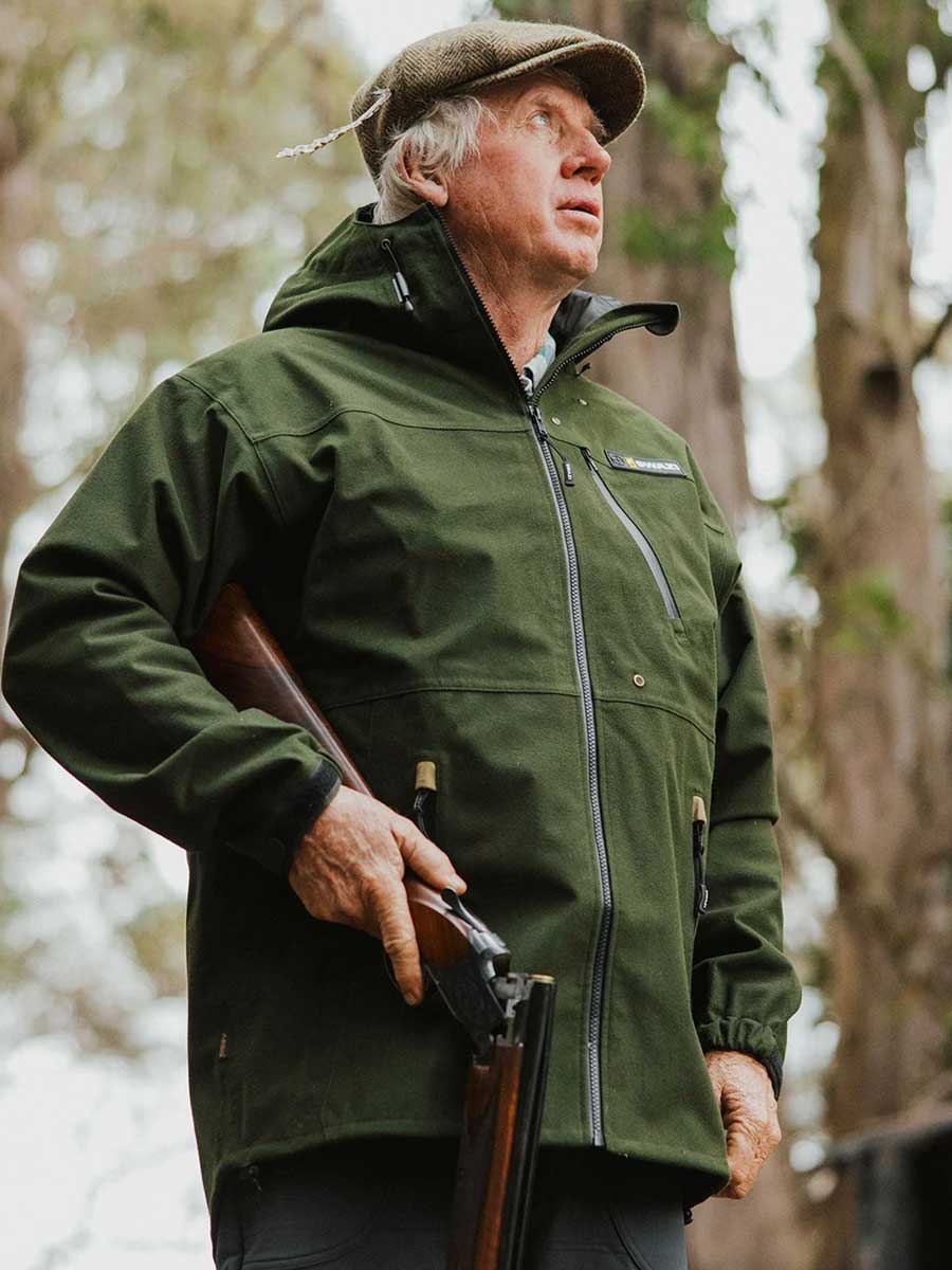 SWAZI Ibex Waterproof Hunting Jacket - Mens - Olive - Image 2