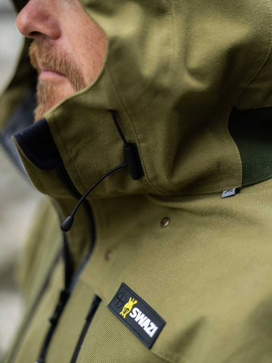 SWAZI Ibex Waterproof Hunting Jacket - Mens - Tussock Green - Image 7