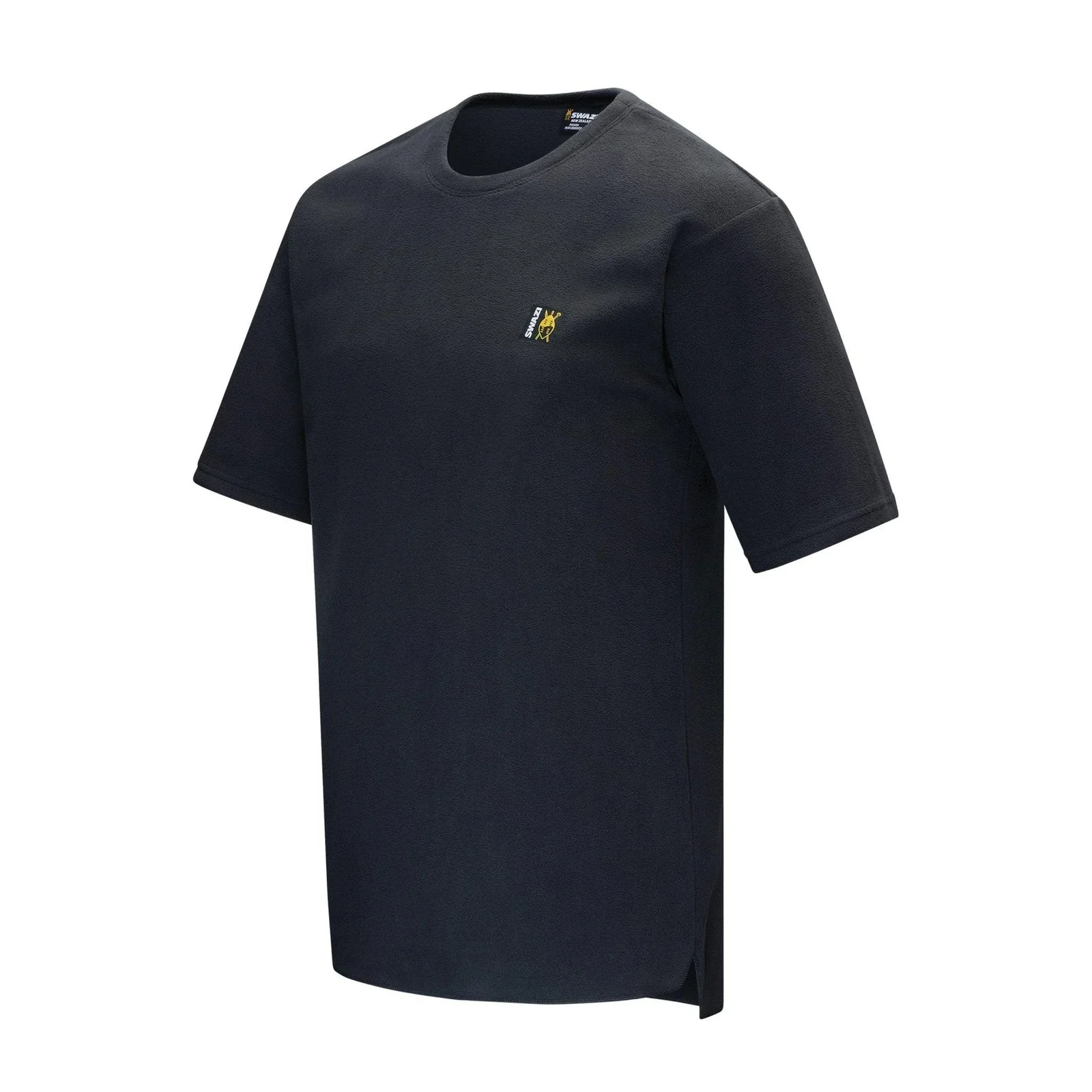 SWAZI Micro Fleece Top - Mens – Black - Image 2