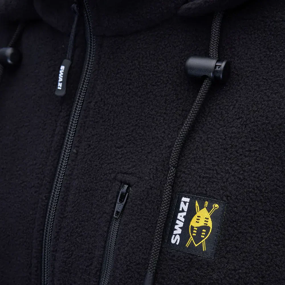 SWAZI The Hood Fleece - Mens - Black - Image 2