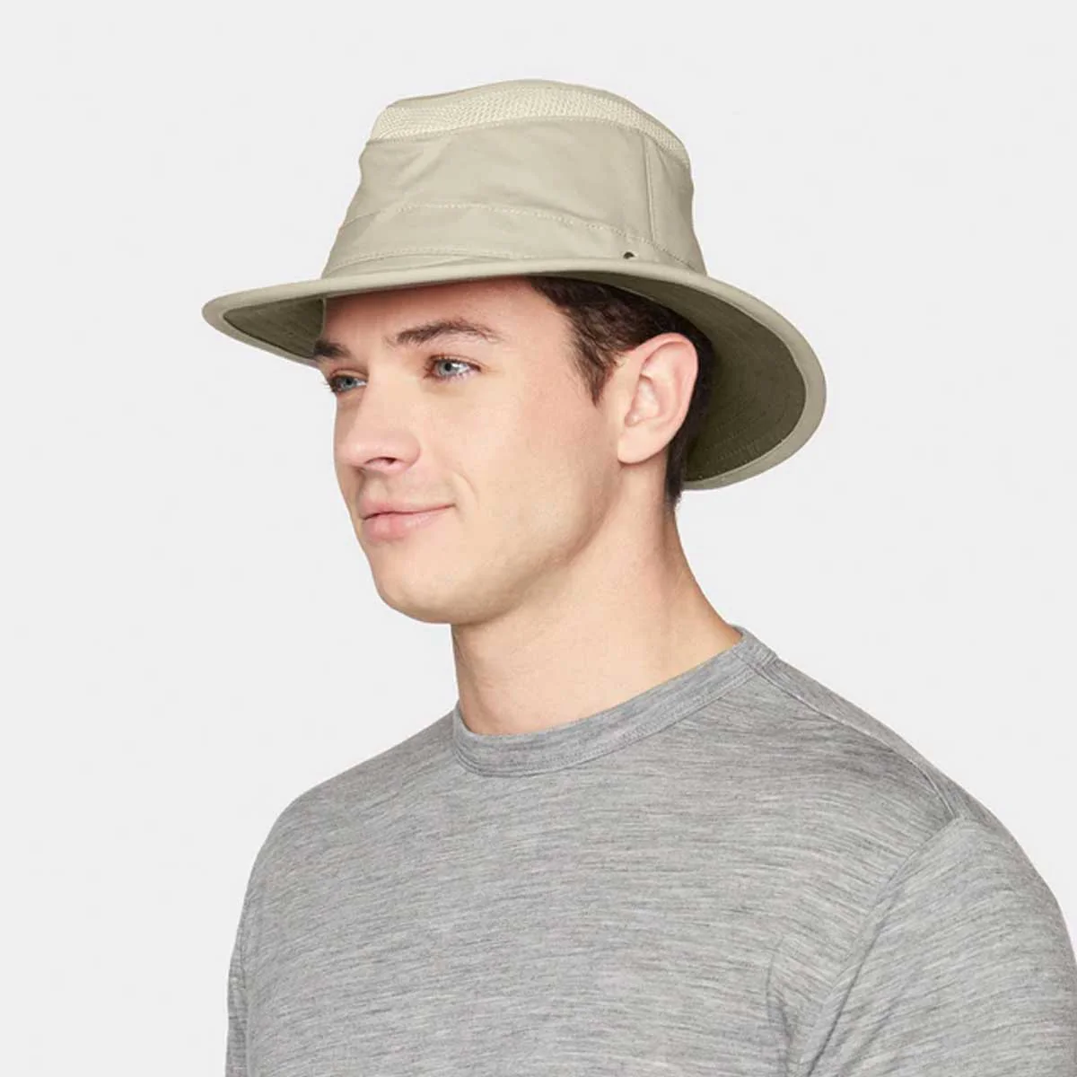 TILLEY T5MO Organic AIRFLO Medium Brim - Kharki Olive - Image 3