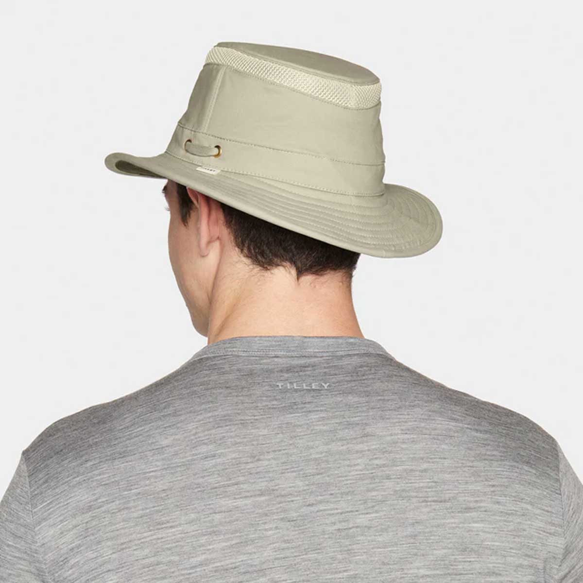 TILLEY T5MO Organic AIRFLO Medium Brim - Kharki Olive - Image 4