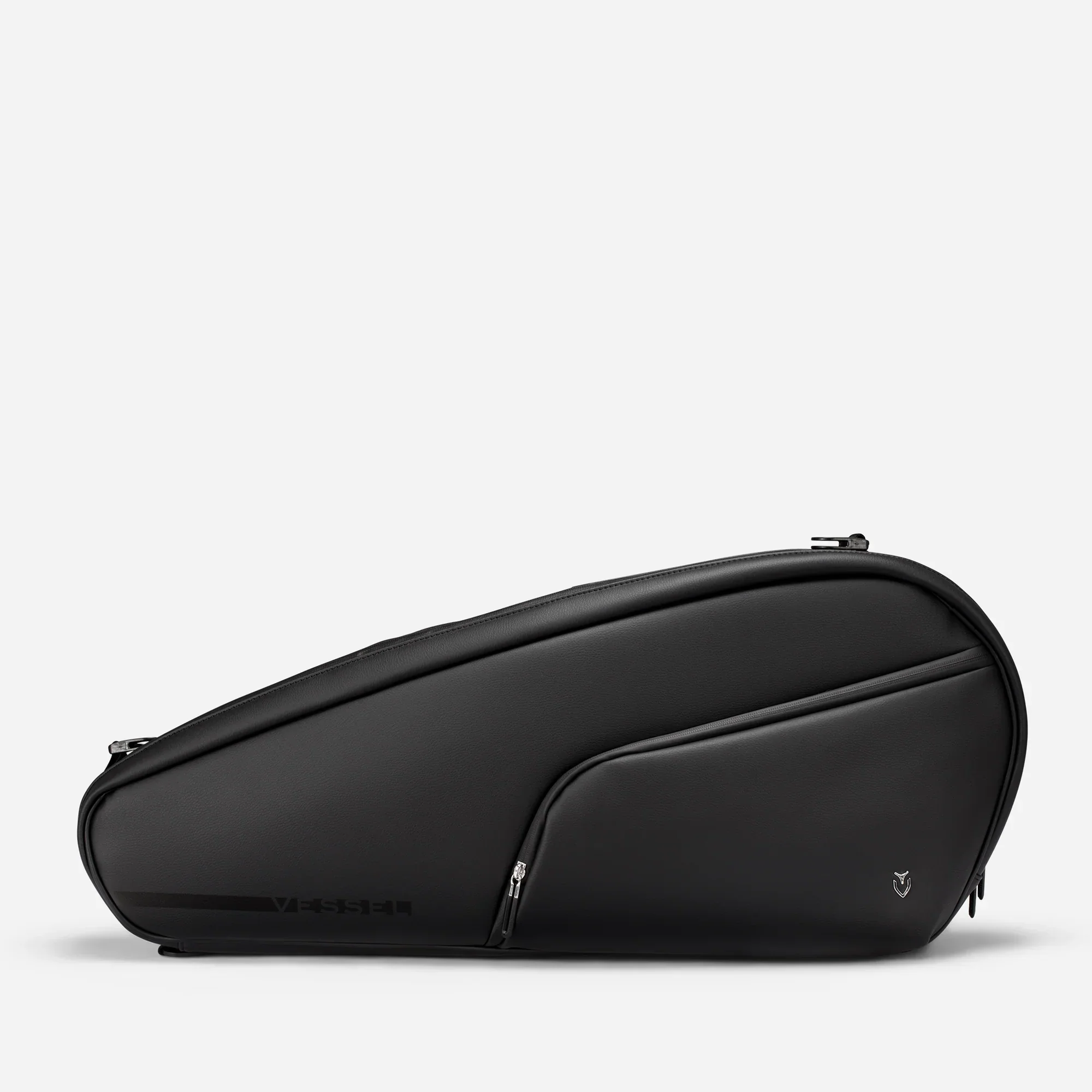 VESSEL Baseline Lite Tennis Racket Bag - Pebbled Black - Image 3