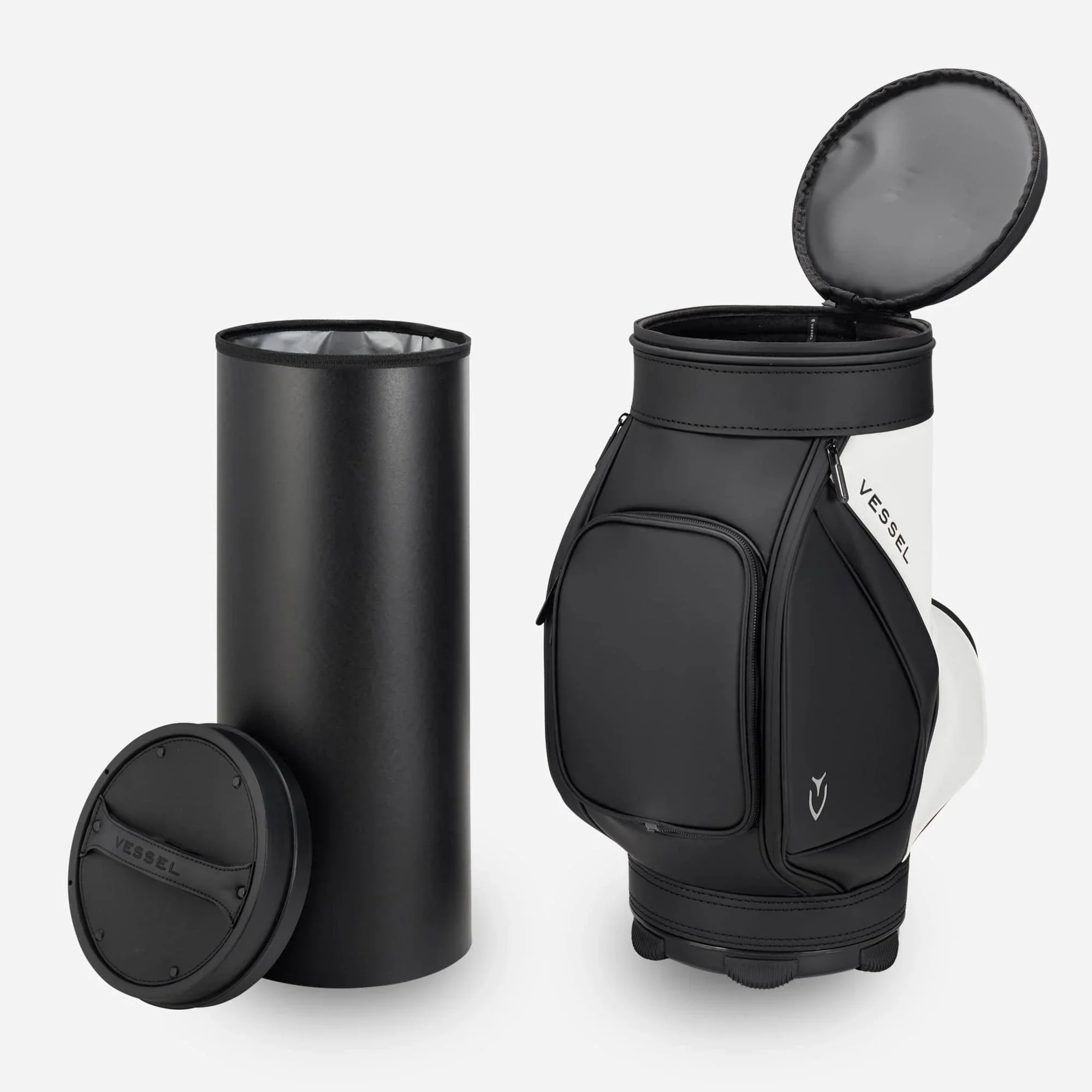 VESSEL Cool Caddy - Portable Cooler - Black/White - Image 4