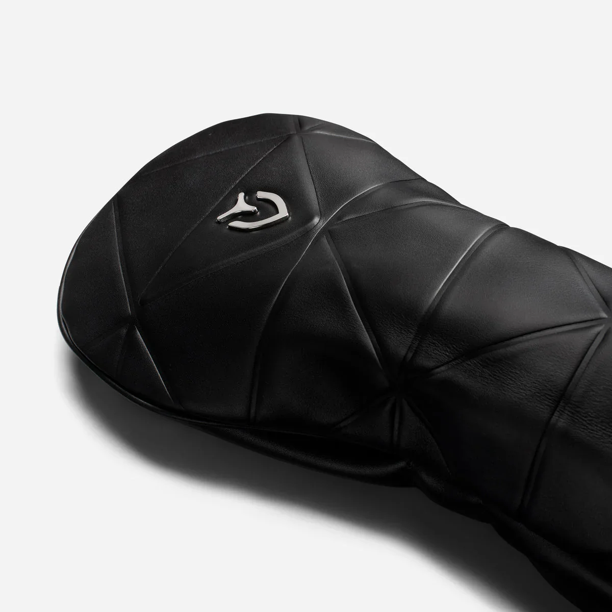 VESSEL Geometric Premium Golf Club Headcover – Genuine Leather – Black - Image 2