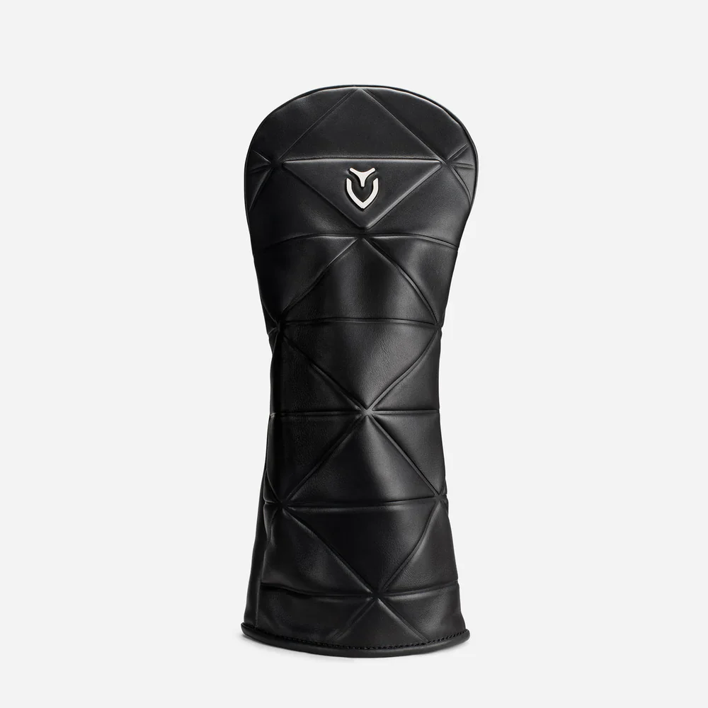 VESSEL Geometric Premium Golf Club Headcover – Genuine Leather – Black - Image 7