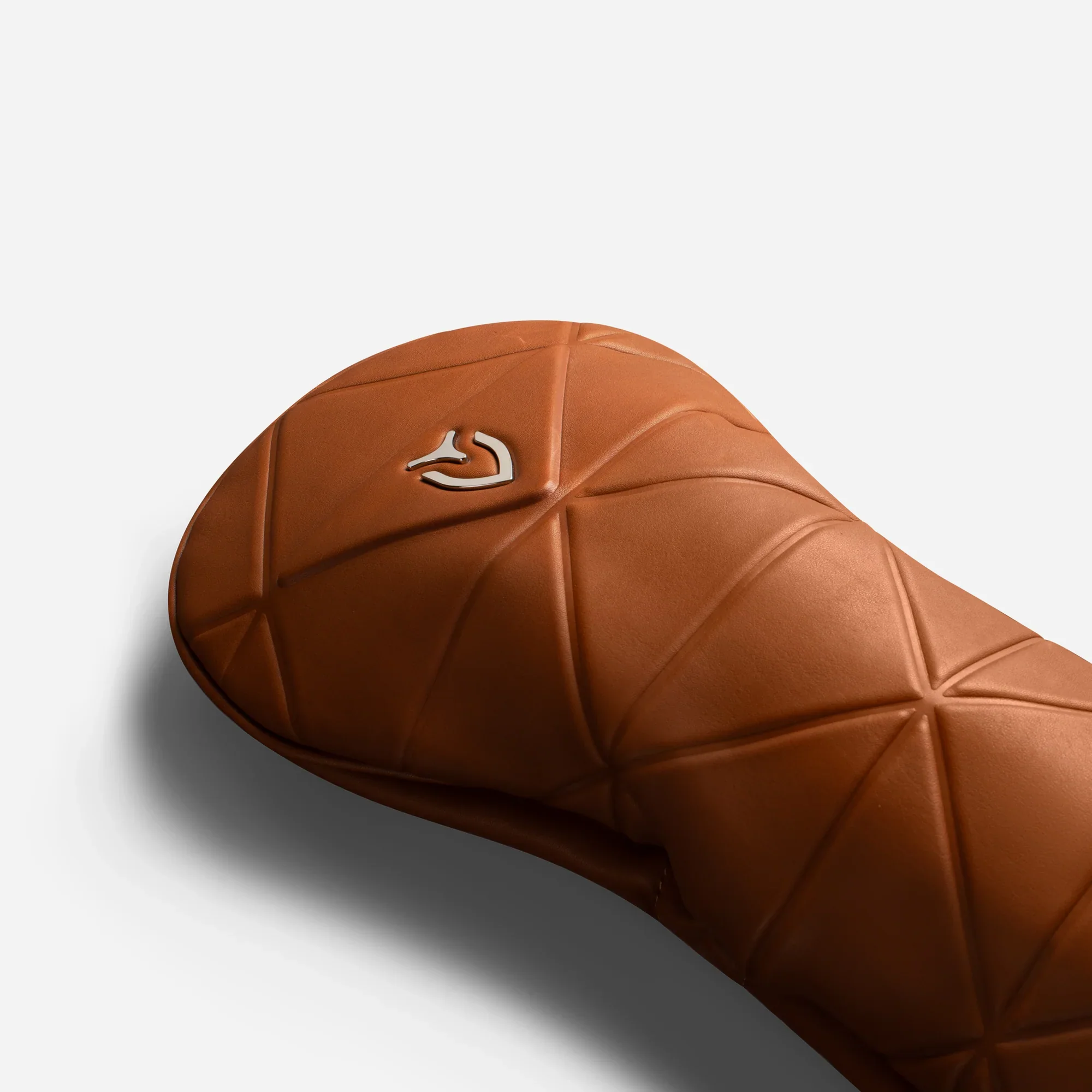 VESSEL Geometric Premium Golf Club Headcover – Genuine Leather – Smooth Brown - Image 2